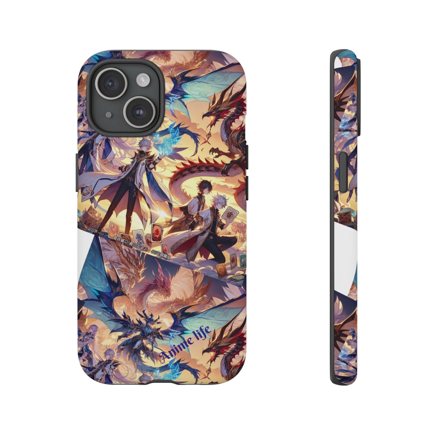 Phone Case, Yugi ho and Dragon Anime, Tough iPhone Cover, Protective Smartphone Shell, Cool Manga Character Design