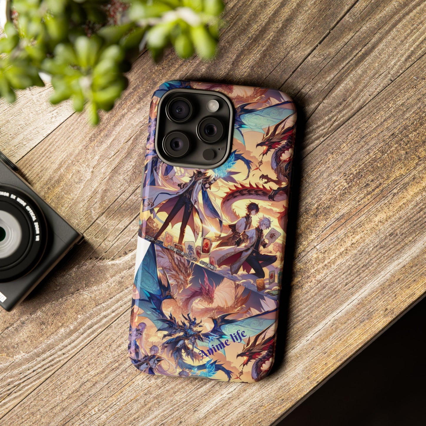 Phone Case, Yugi ho and Dragon Anime, Tough iPhone Cover, Protective Smartphone Shell, Cool Manga Character Design