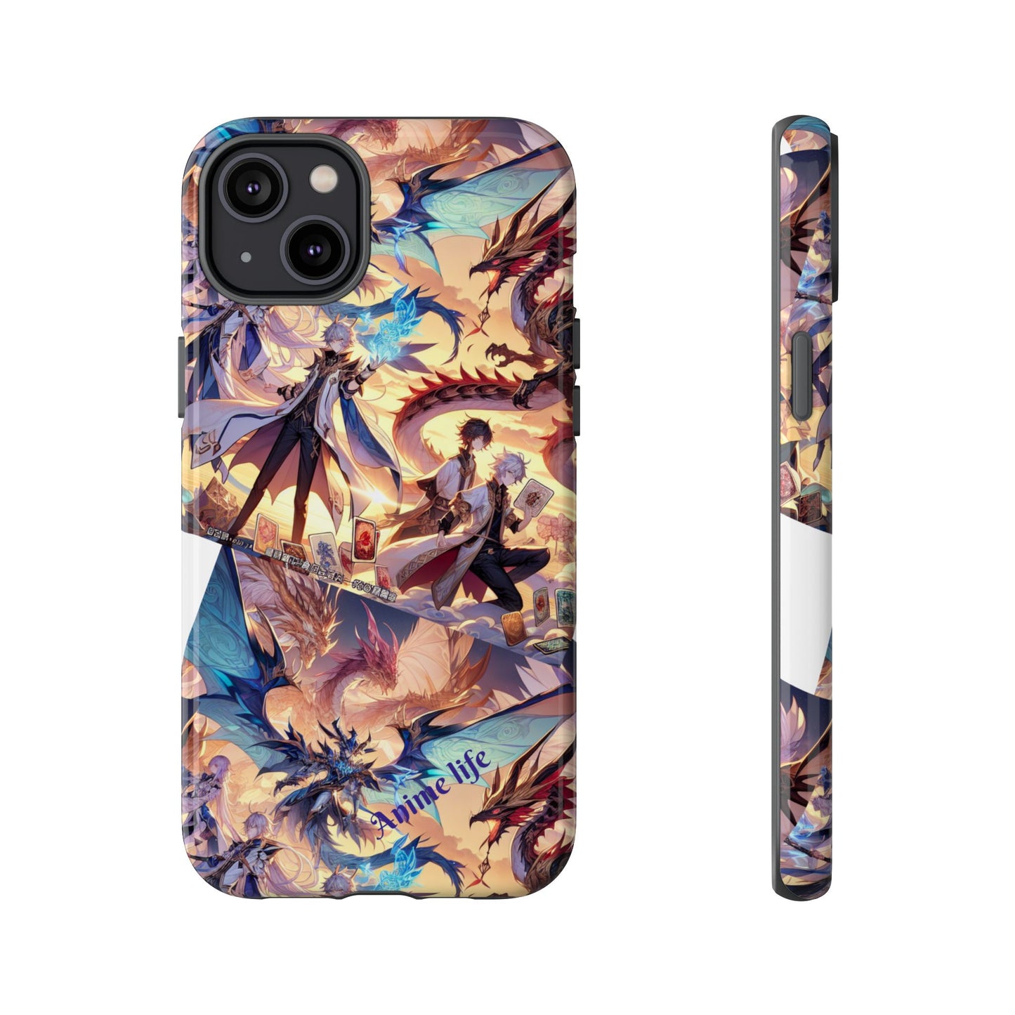Phone Case, Yugi ho and Dragon Anime, Tough iPhone Cover, Protective Smartphone Shell, Cool Manga Character Design