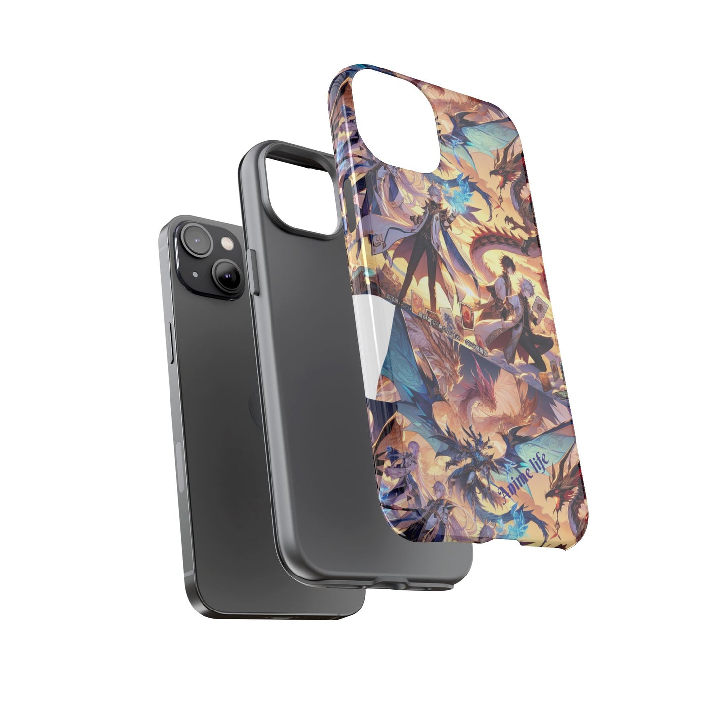 Phone Case, Yugi ho and Dragon Anime, Tough iPhone Cover, Protective Smartphone Shell, Cool Manga Character Design