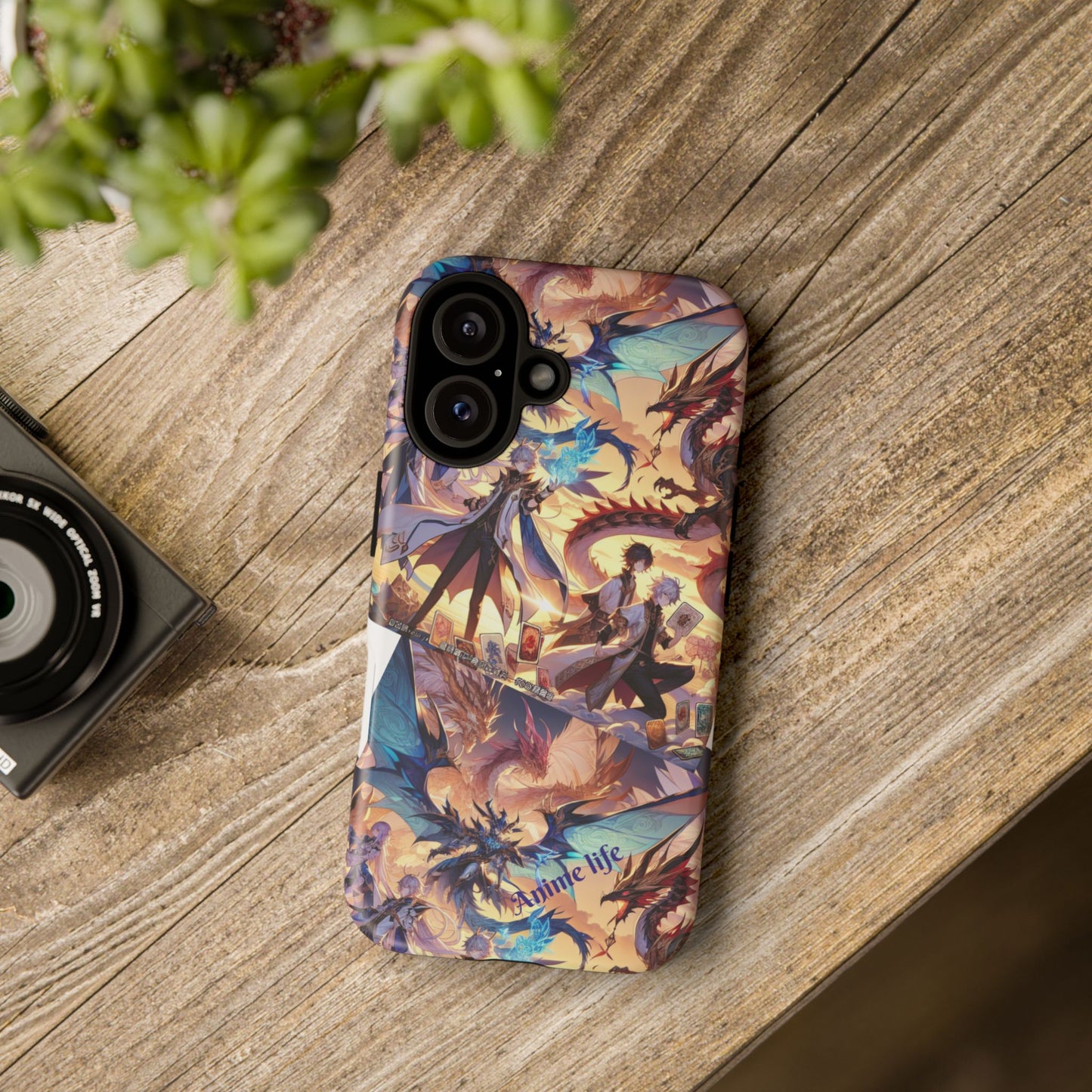 Phone Case, Yugi ho and Dragon Anime, Tough iPhone Cover, Protective Smartphone Shell, Cool Manga Character Design