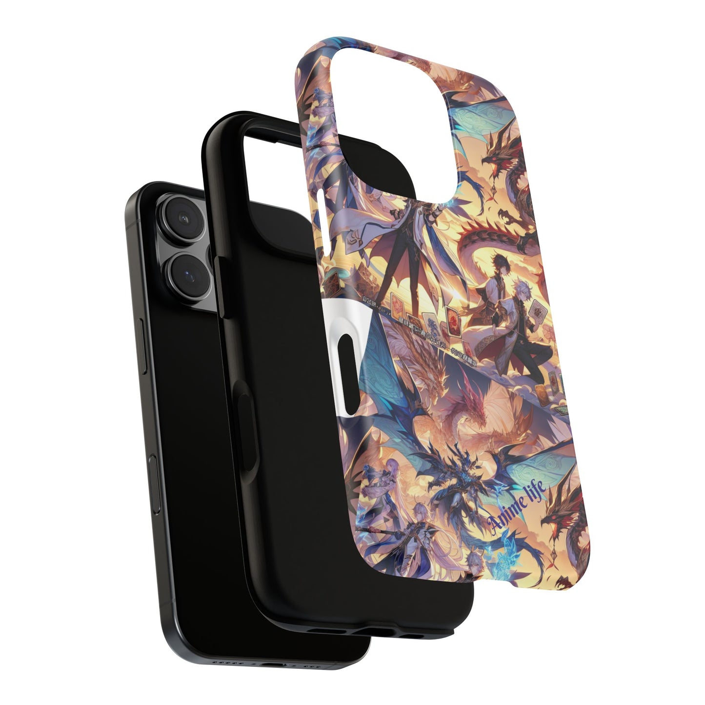 Phone Case, Yugi ho and Dragon Anime, Tough iPhone Cover, Protective Smartphone Shell, Cool Manga Character Design