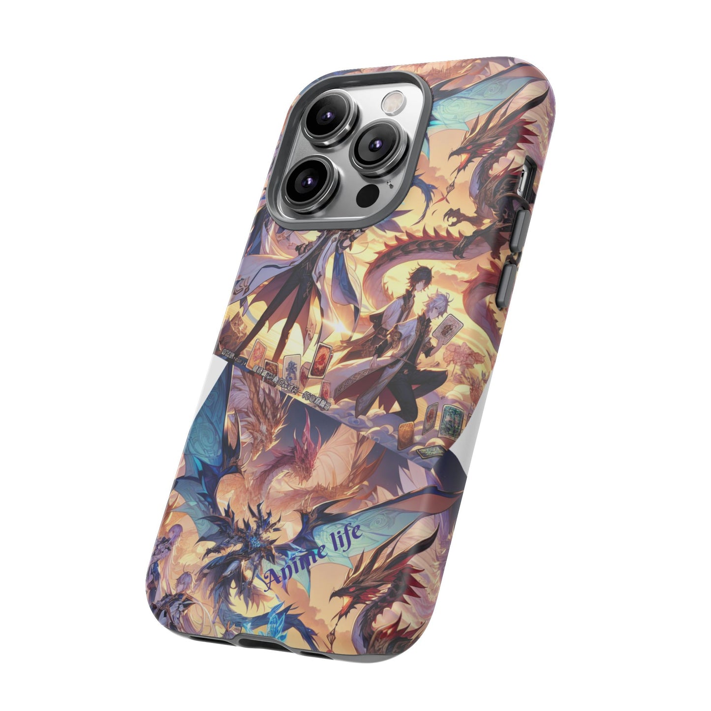 Phone Case, Yugi ho and Dragon Anime, Tough iPhone Cover, Protective Smartphone Shell, Cool Manga Character Design