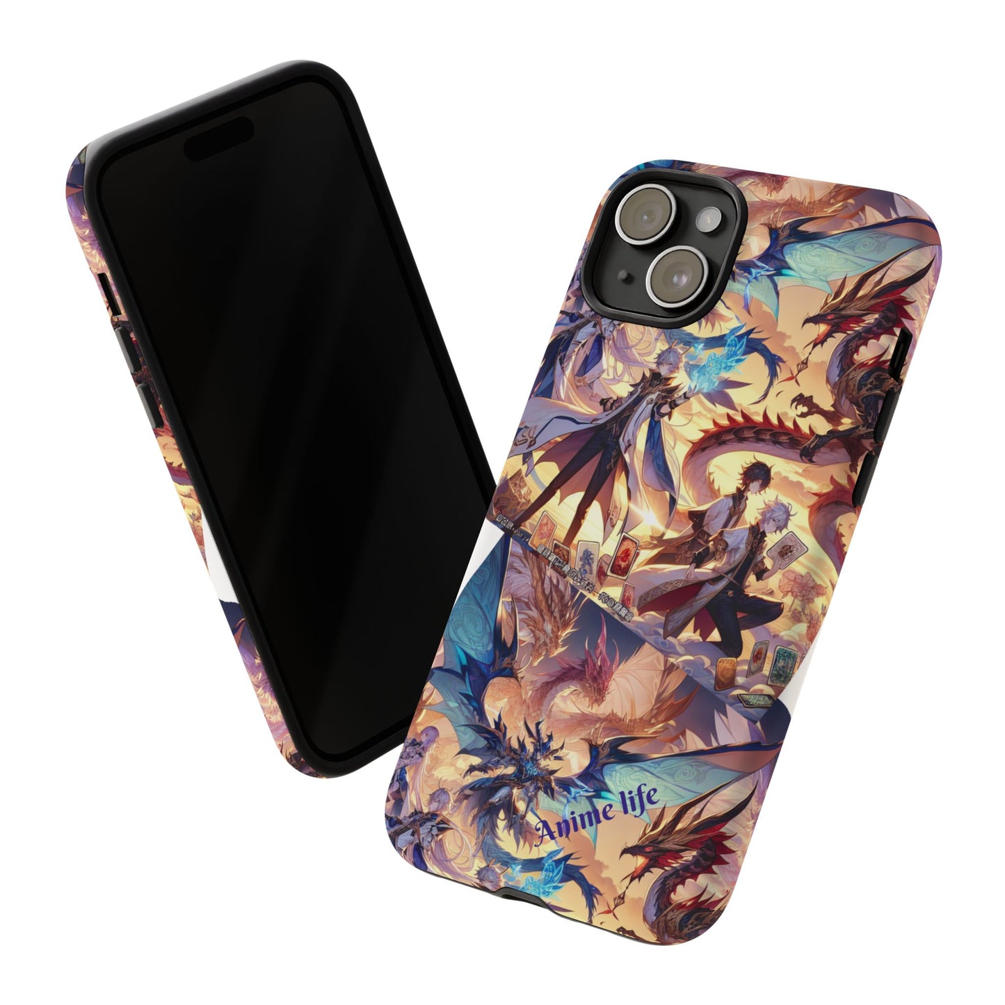 Phone Case, Yugi ho and Dragon Anime, Tough iPhone Cover, Protective Smartphone Shell, Cool Manga Character Design