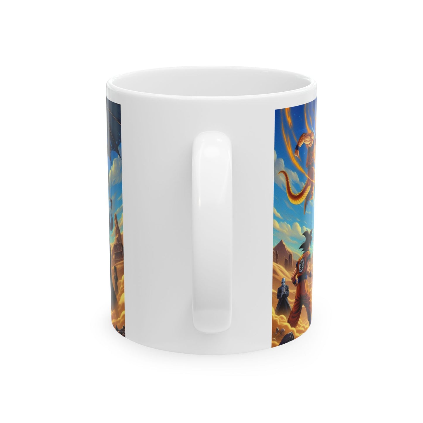 Ceramic Mug, (11oz, 15oz) anime life, goku