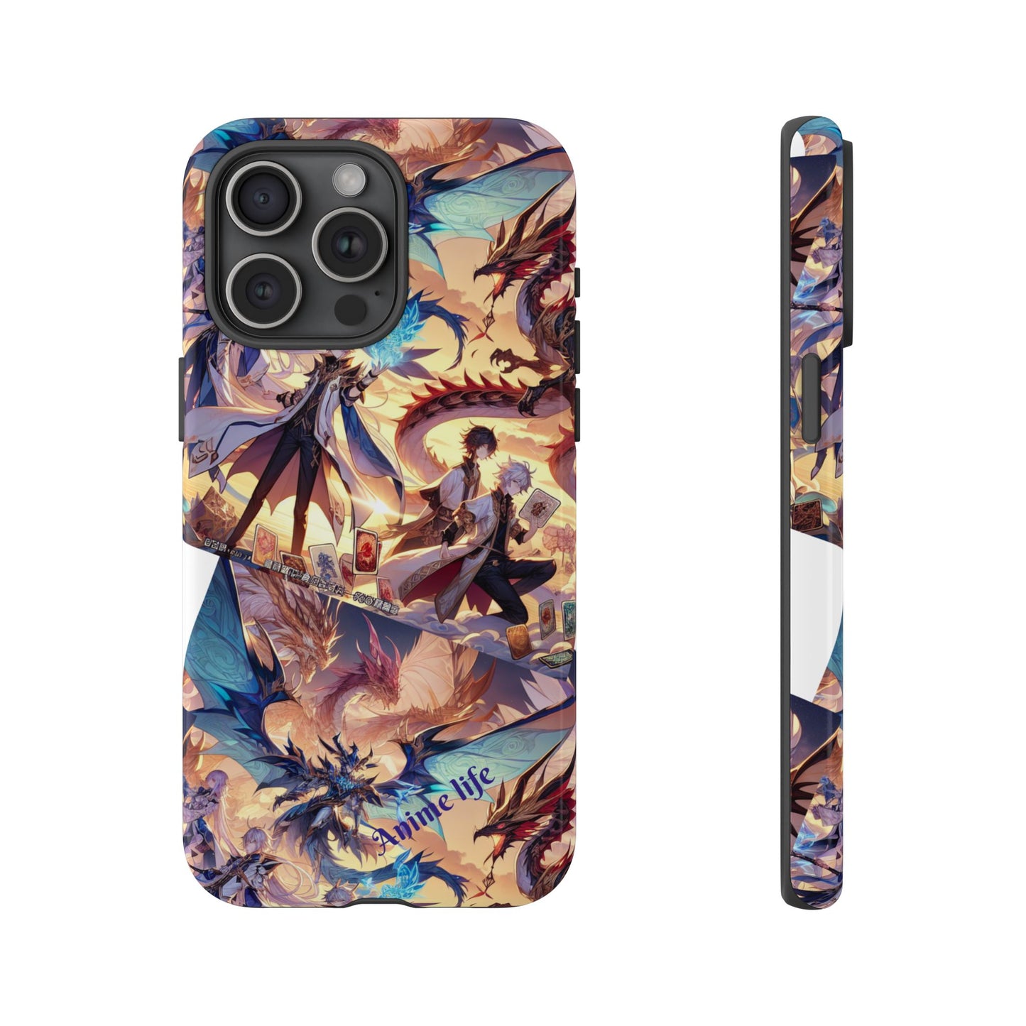 Phone Case, Yugi ho and Dragon Anime, Tough iPhone Cover, Protective Smartphone Shell, Cool Manga Character Design