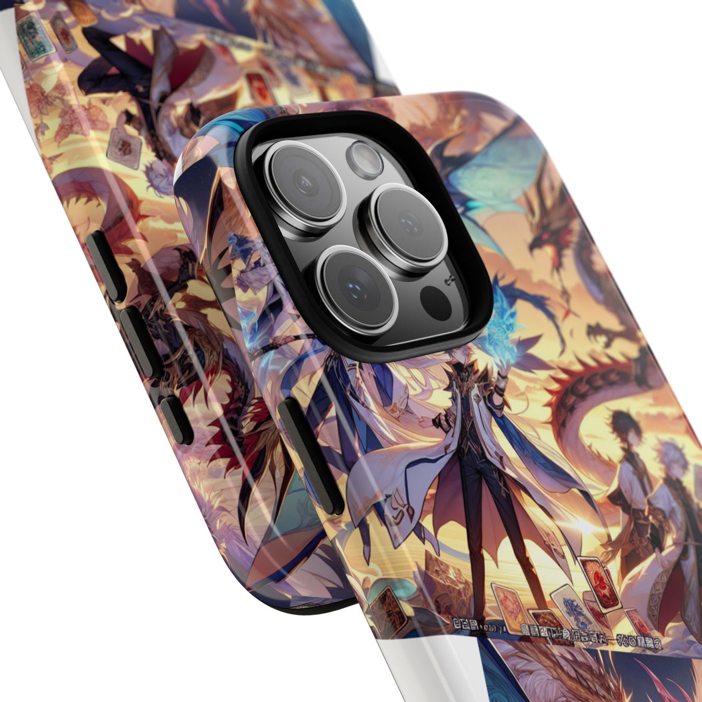 Phone Case, Yugi ho and Dragon Anime, Tough iPhone Cover, Protective Smartphone Shell, Cool Manga Character Design