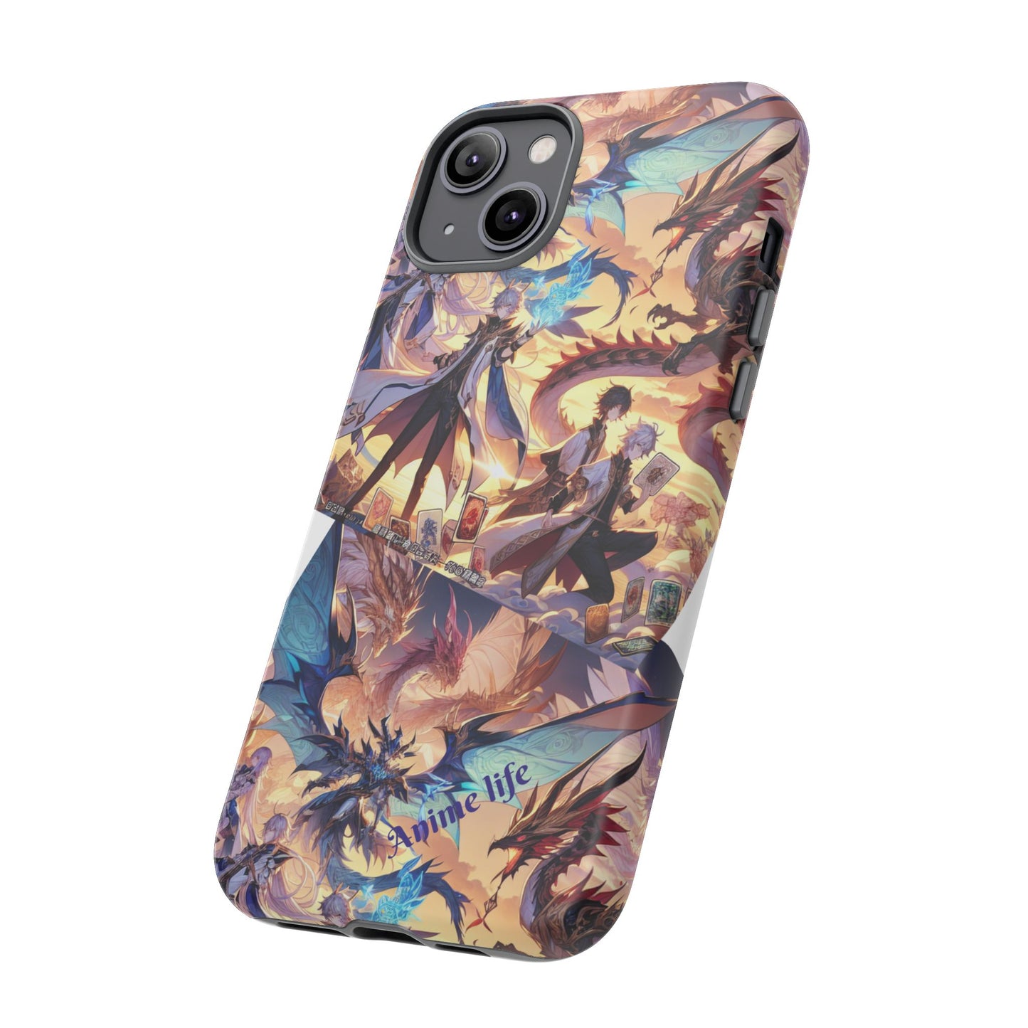 Phone Case, Yugi ho and Dragon Anime, Tough iPhone Cover, Protective Smartphone Shell, Cool Manga Character Design