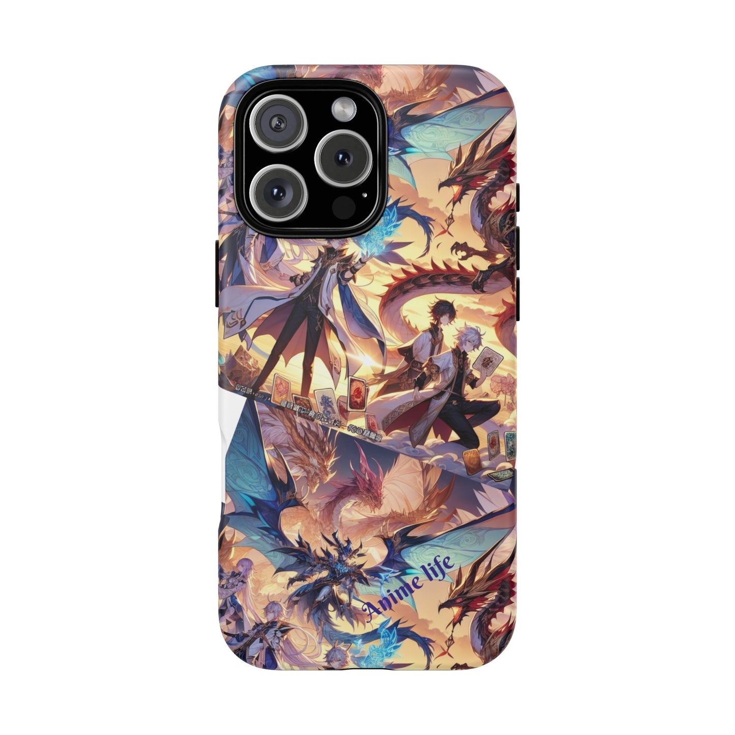 Phone Case, Yugi ho and Dragon Anime, Tough iPhone Cover, Protective Smartphone Shell, Cool Manga Character Design