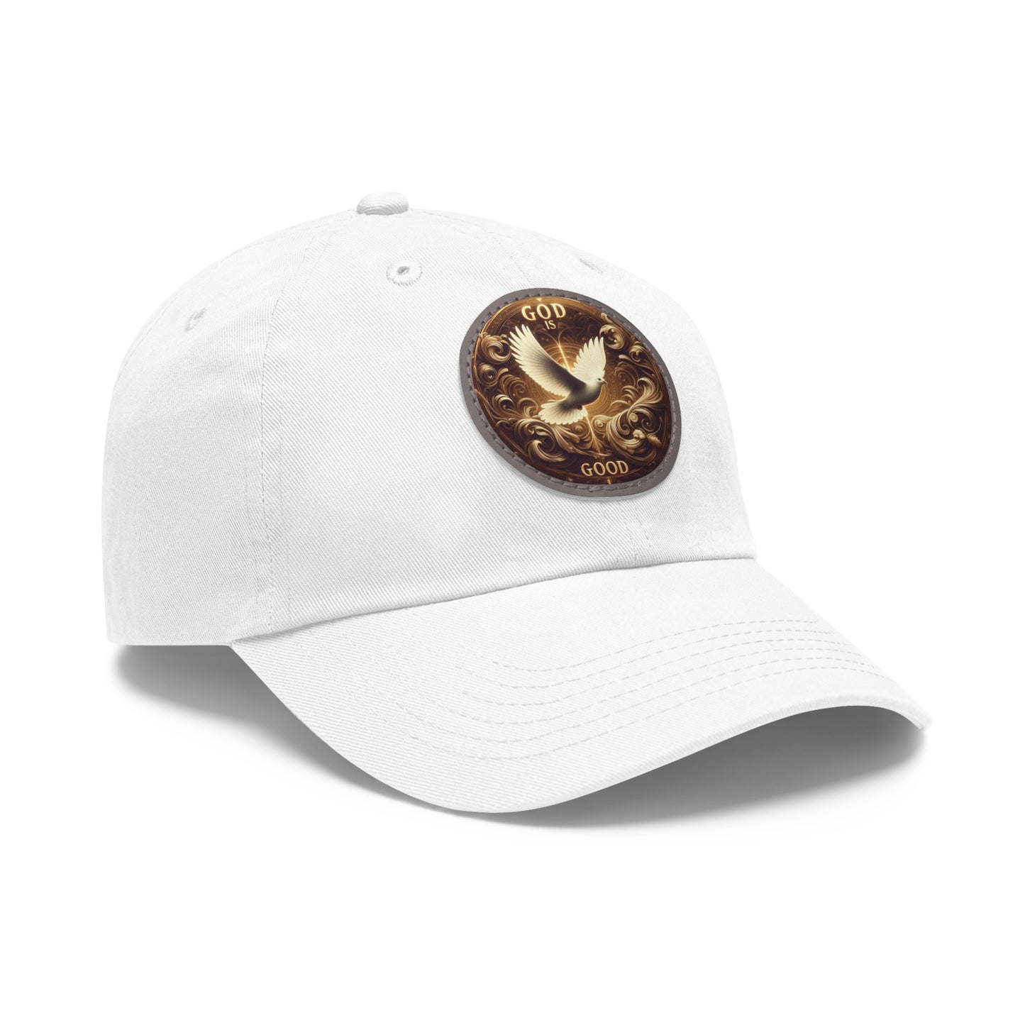 Hat, God is good, Religious Dad Cap, Leather Patch Beanie, Christian Baseball Hat, Inspirational Ball Cap