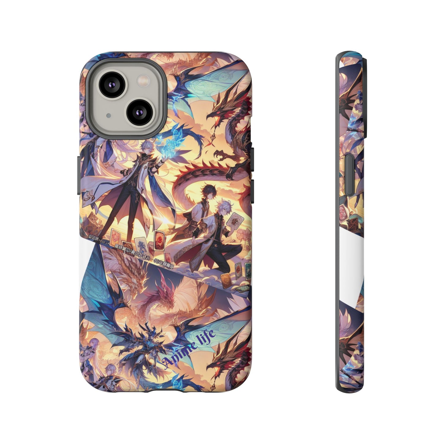Phone Case, Yugi ho and Dragon Anime, Tough iPhone Cover, Protective Smartphone Shell, Cool Manga Character Design