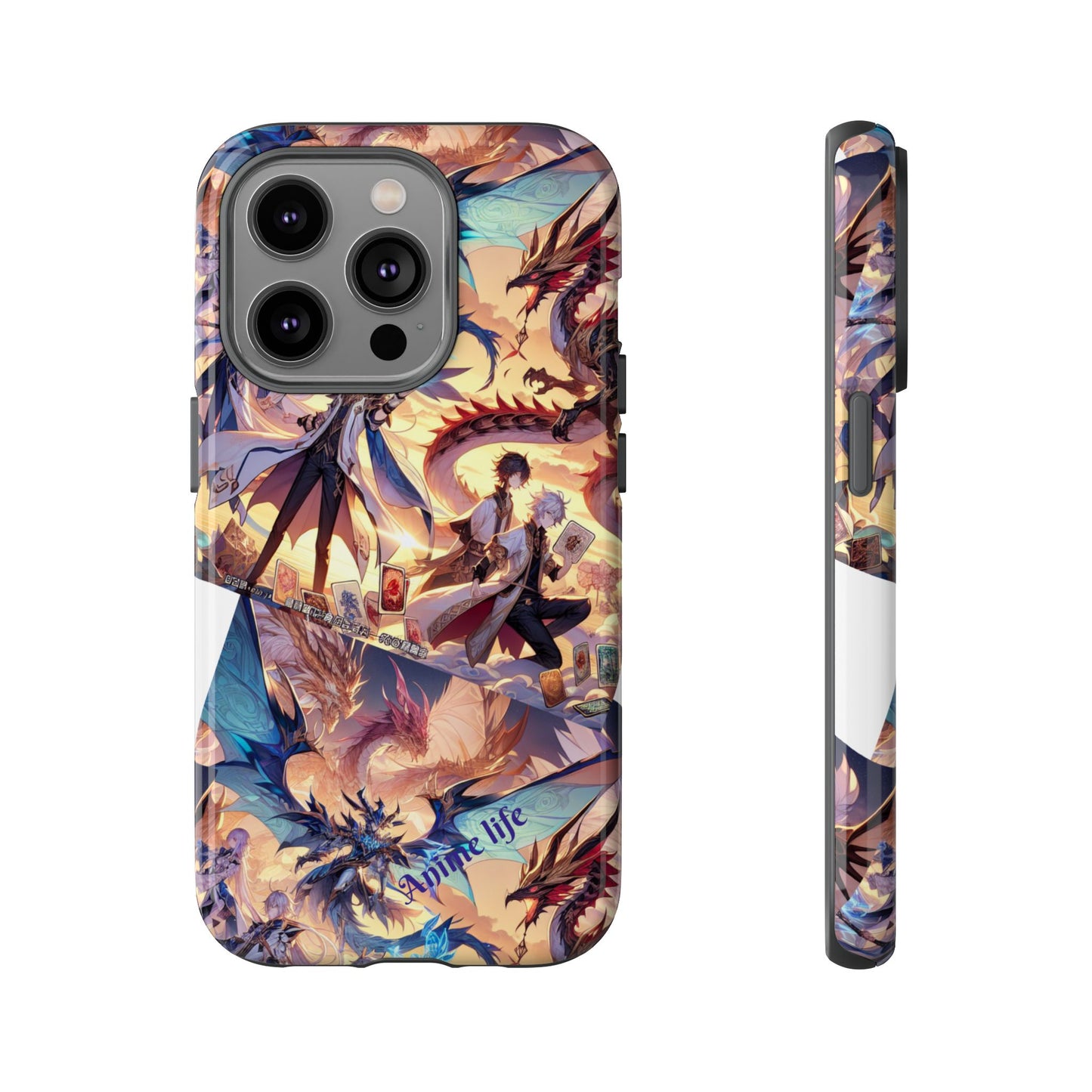 Phone Case, Yugi ho and Dragon Anime, Tough iPhone Cover, Protective Smartphone Shell, Cool Manga Character Design