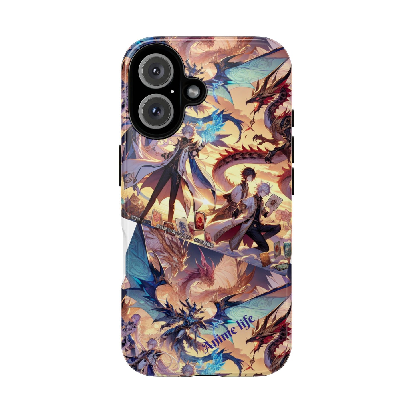 Phone Case, Yugi ho and Dragon Anime, Tough iPhone Cover, Protective Smartphone Shell, Cool Manga Character Design
