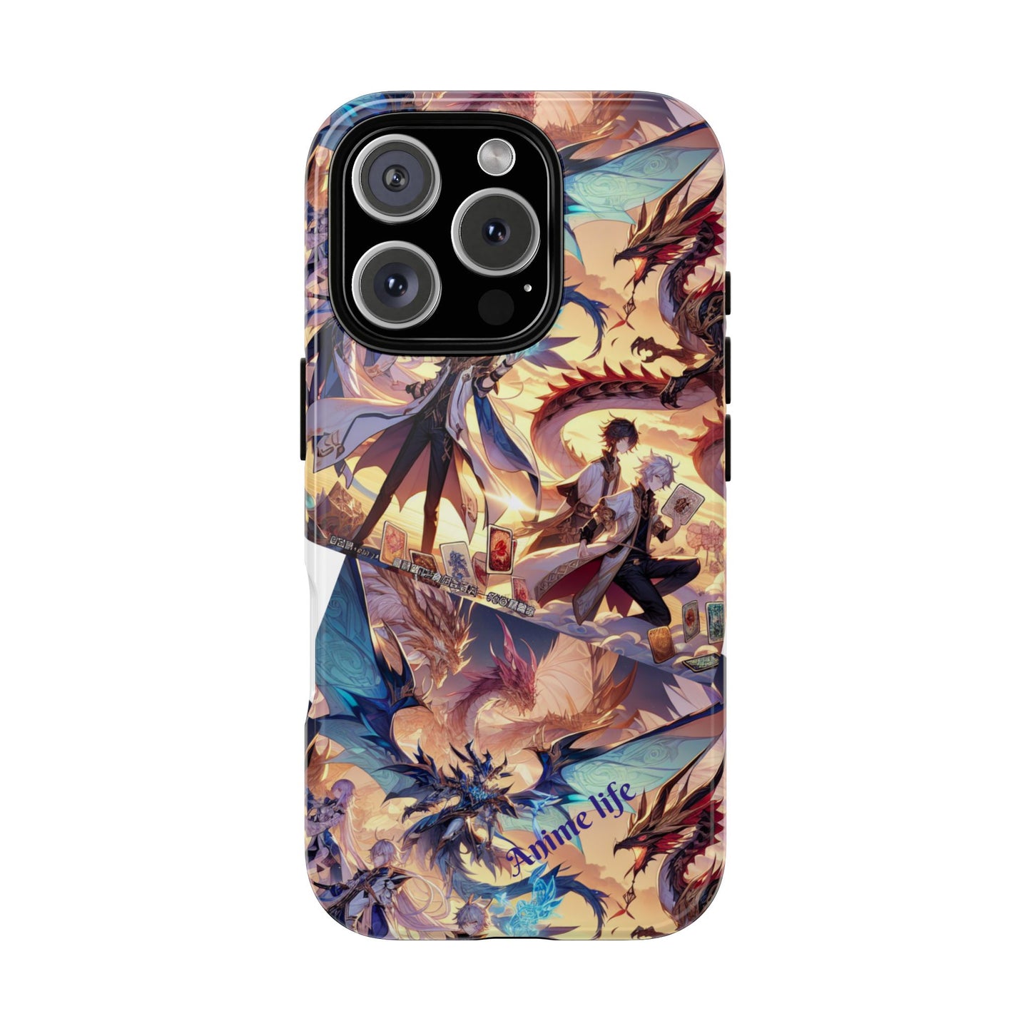 Phone Case, Yugi ho and Dragon Anime, Tough iPhone Cover, Protective Smartphone Shell, Cool Manga Character Design