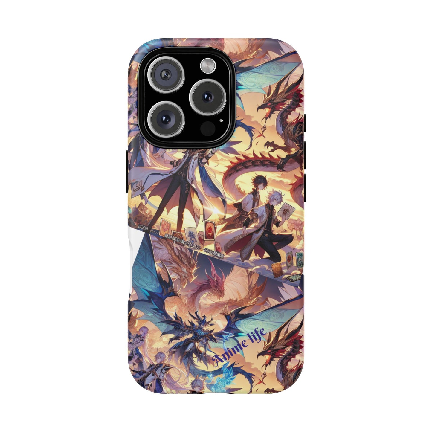 Phone Case, Yugi ho and Dragon Anime, Tough iPhone Cover, Protective Smartphone Shell, Cool Manga Character Design