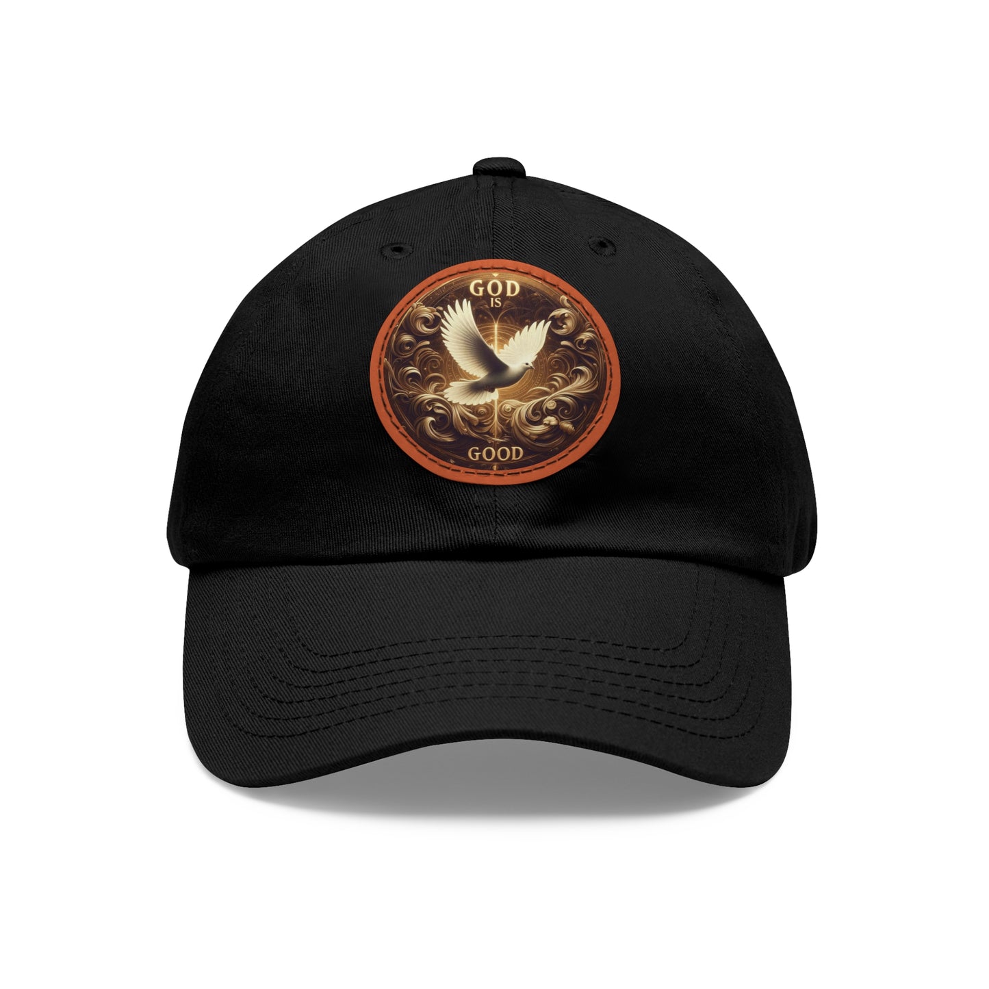 Hat, God is good, Religious Dad Cap, Leather Patch Beanie, Christian Baseball Hat, Inspirational Ball Cap