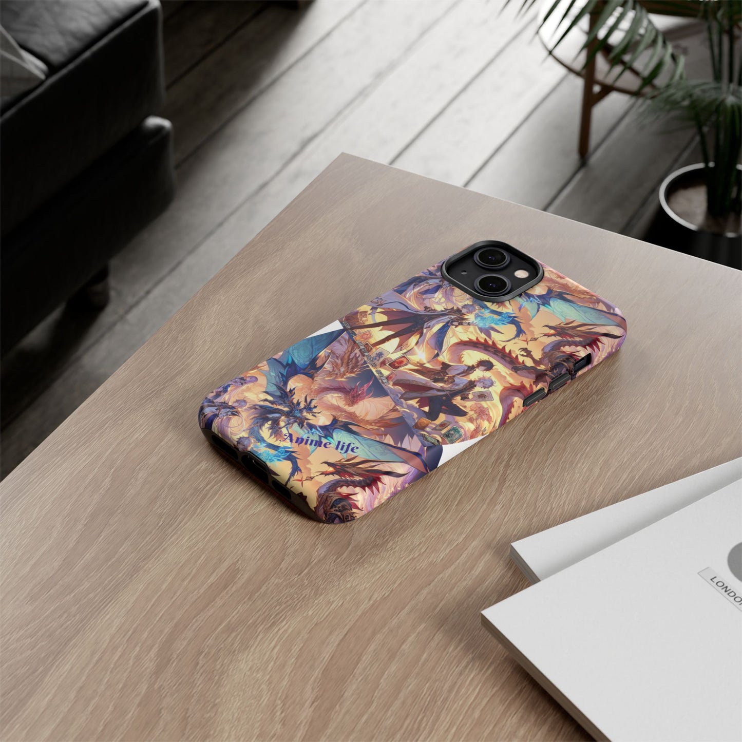 Phone Case, Yugi ho and Dragon Anime, Tough iPhone Cover, Protective Smartphone Shell, Cool Manga Character Design