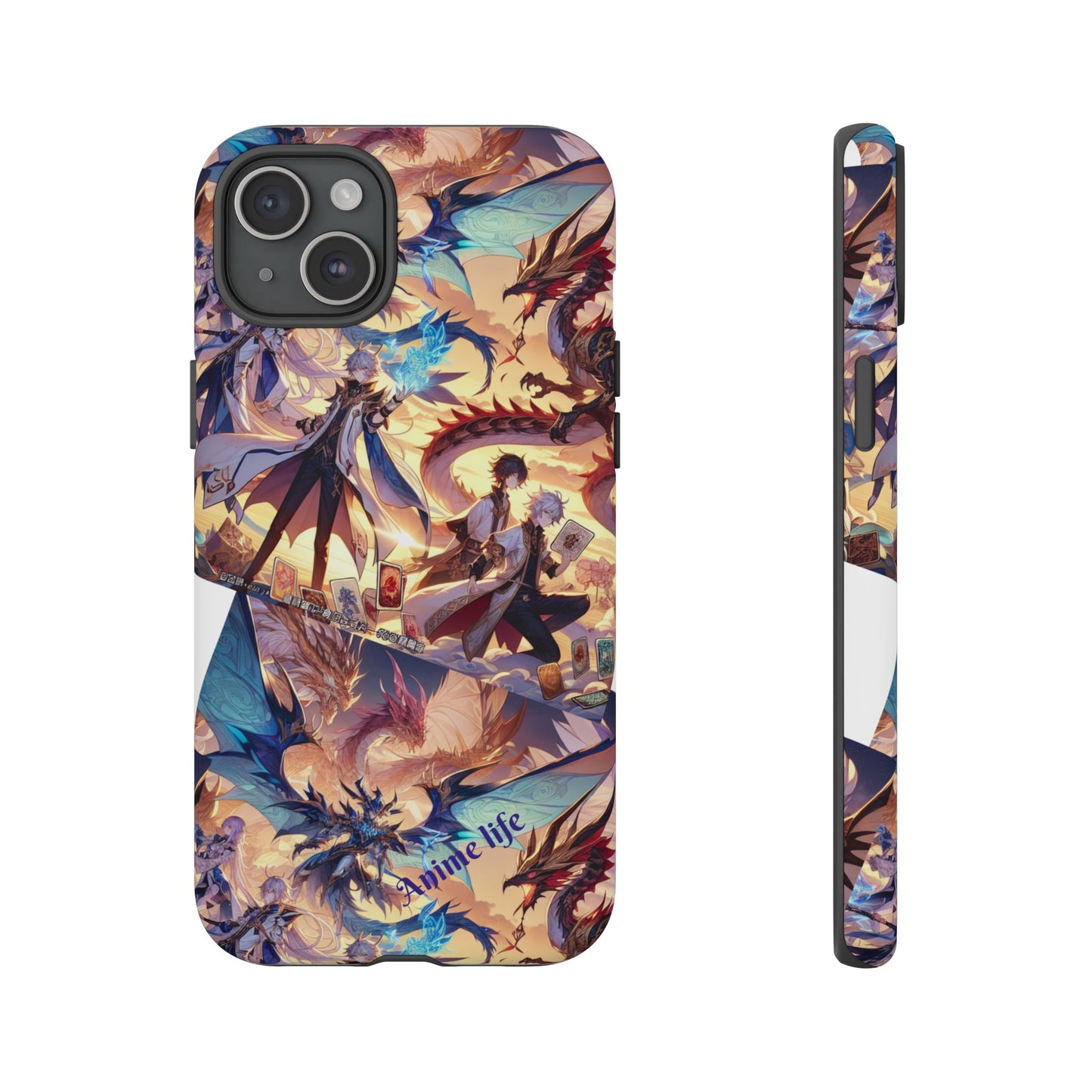 Phone Case, Yugi ho and Dragon Anime, Tough iPhone Cover, Protective Smartphone Shell, Cool Manga Character Design