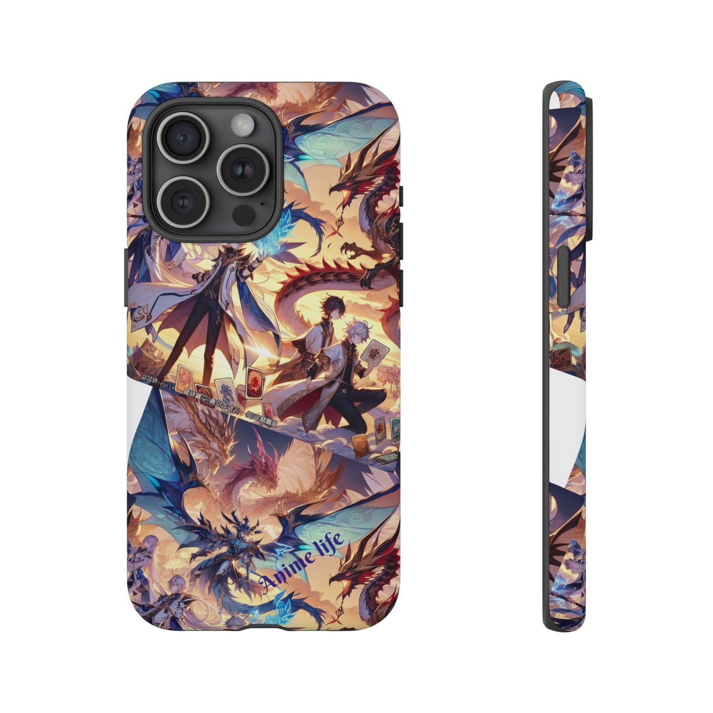 Phone Case, Yugi ho and Dragon Anime, Tough iPhone Cover, Protective Smartphone Shell, Cool Manga Character Design
