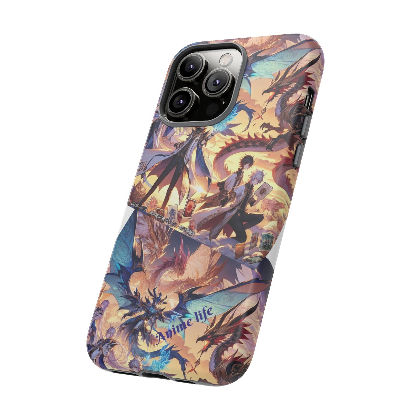 Phone Case, Yugi ho and Dragon Anime, Tough iPhone Cover, Protective Smartphone Shell, Cool Manga Character Design