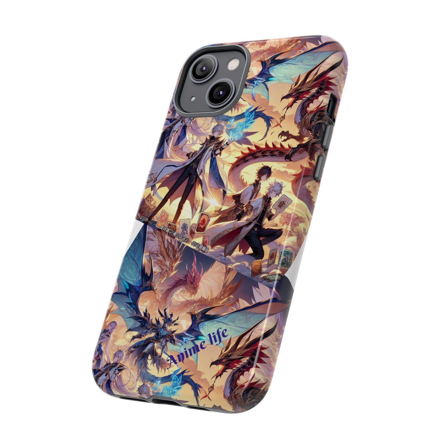 Phone Case, Yugi ho and Dragon Anime, Tough iPhone Cover, Protective Smartphone Shell, Cool Manga Character Design