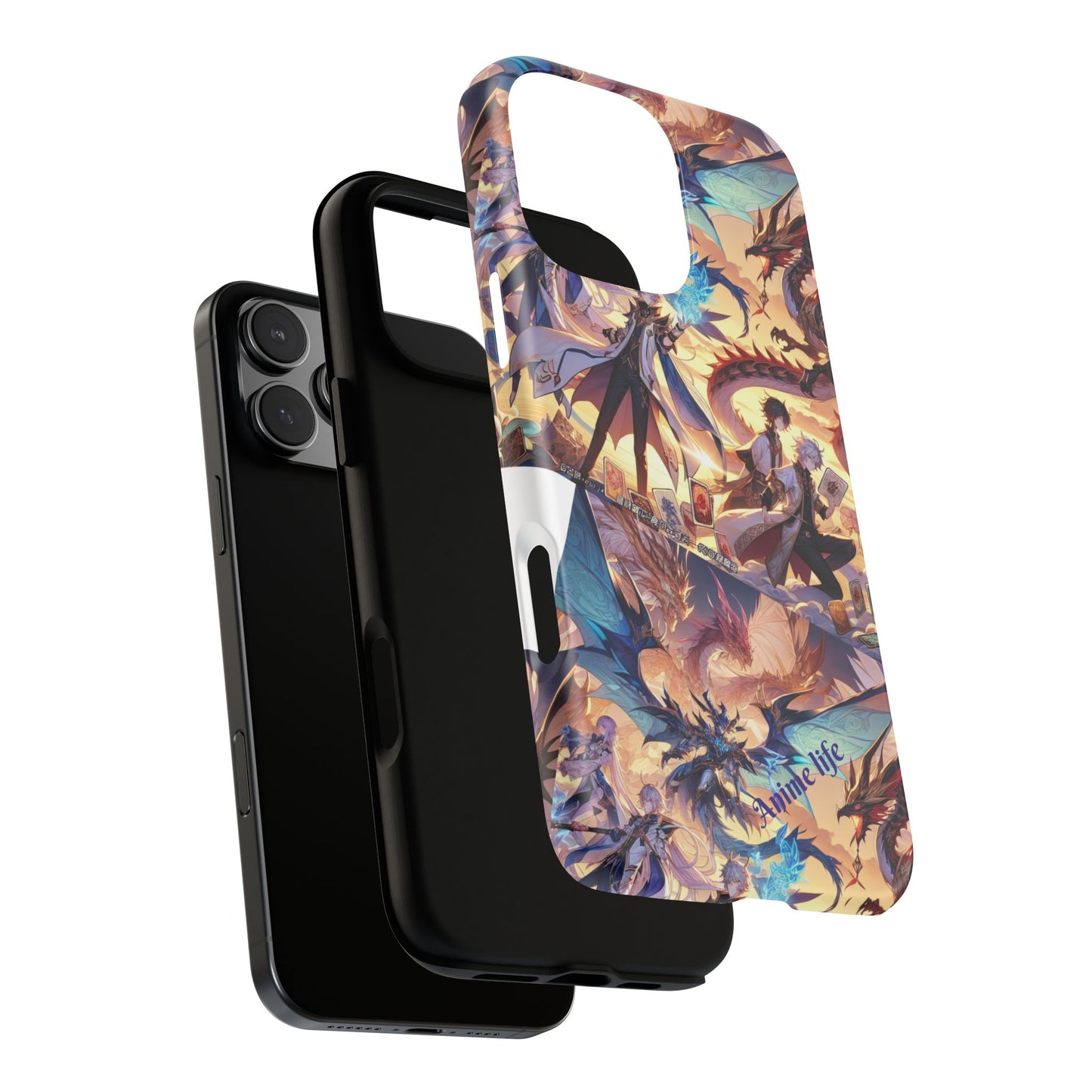 Phone Case, Yugi ho and Dragon Anime, Tough iPhone Cover, Protective Smartphone Shell, Cool Manga Character Design