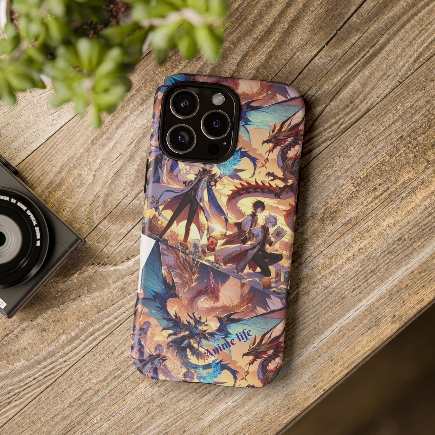 Phone Case, Yugi ho and Dragon Anime, Tough iPhone Cover, Protective Smartphone Shell, Cool Manga Character Design