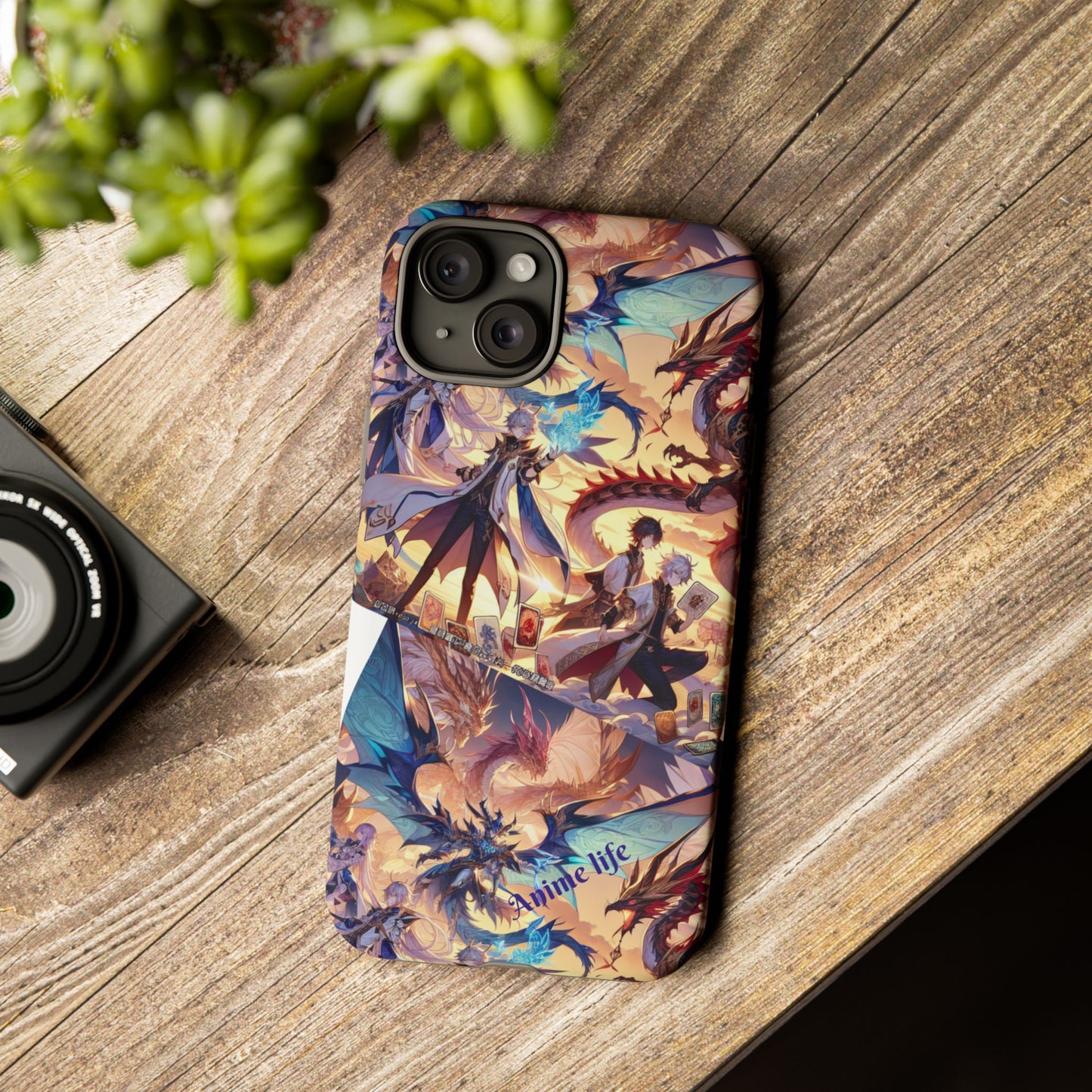 Phone Case, Yugi ho and Dragon Anime, Tough iPhone Cover, Protective Smartphone Shell, Cool Manga Character Design