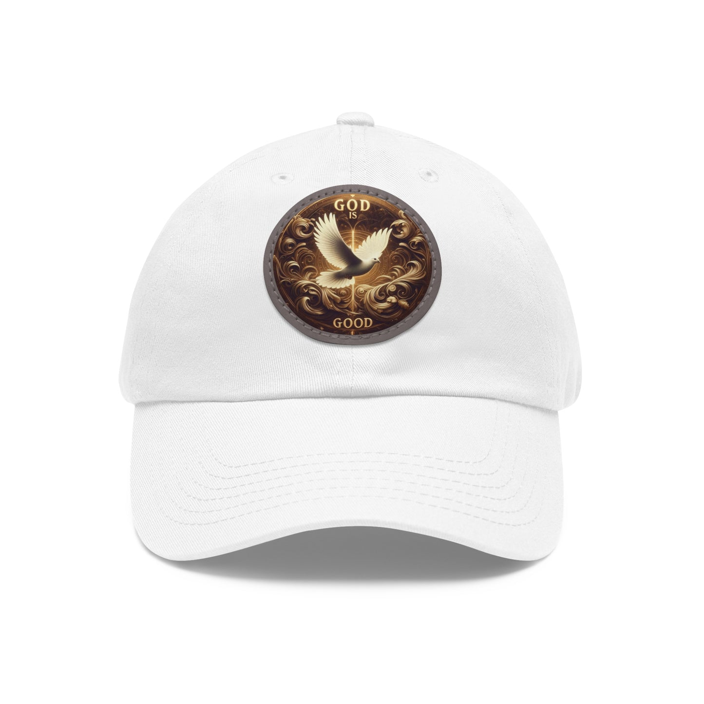 Hat, God is good, Religious Dad Cap, Leather Patch Beanie, Christian Baseball Hat, Inspirational Ball Cap