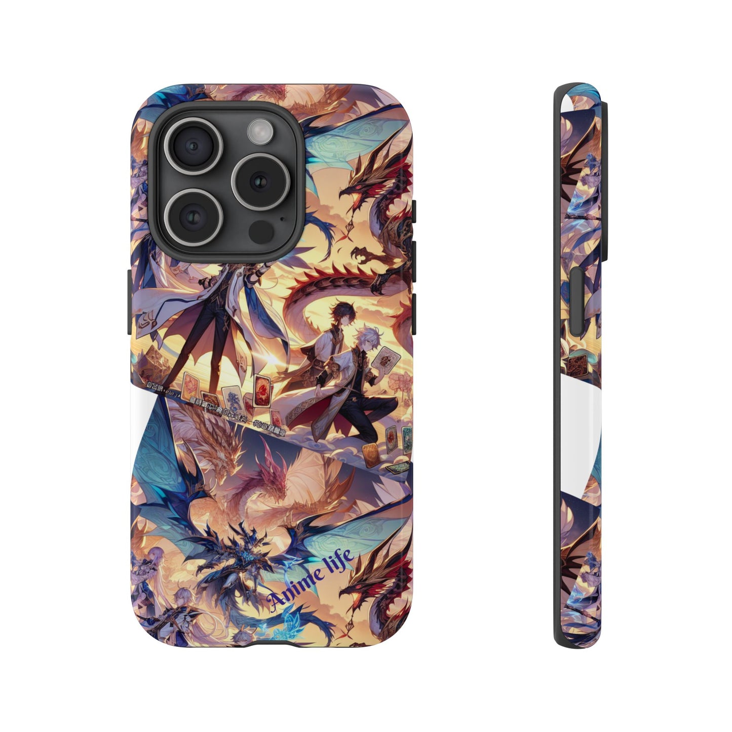 Phone Case, Yugi ho and Dragon Anime, Tough iPhone Cover, Protective Smartphone Shell, Cool Manga Character Design
