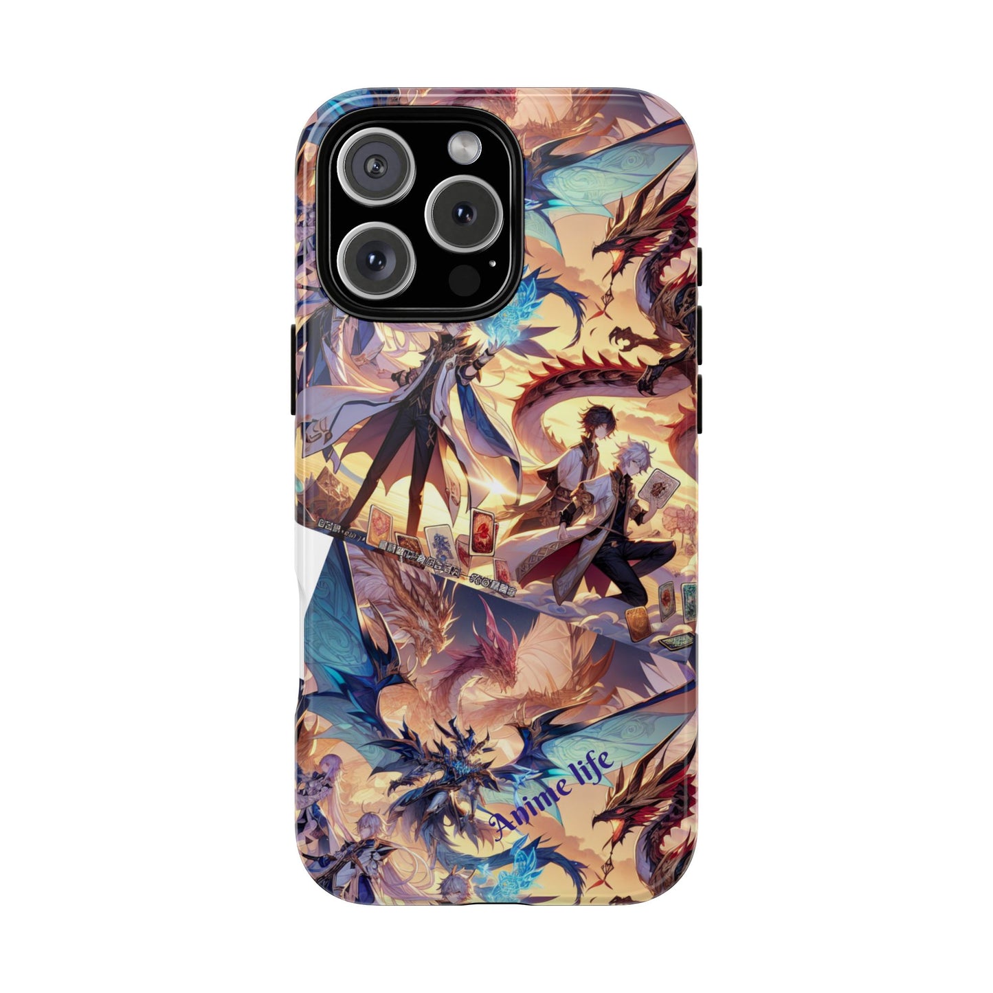 Phone Case, Yugi ho and Dragon Anime, Tough iPhone Cover, Protective Smartphone Shell, Cool Manga Character Design