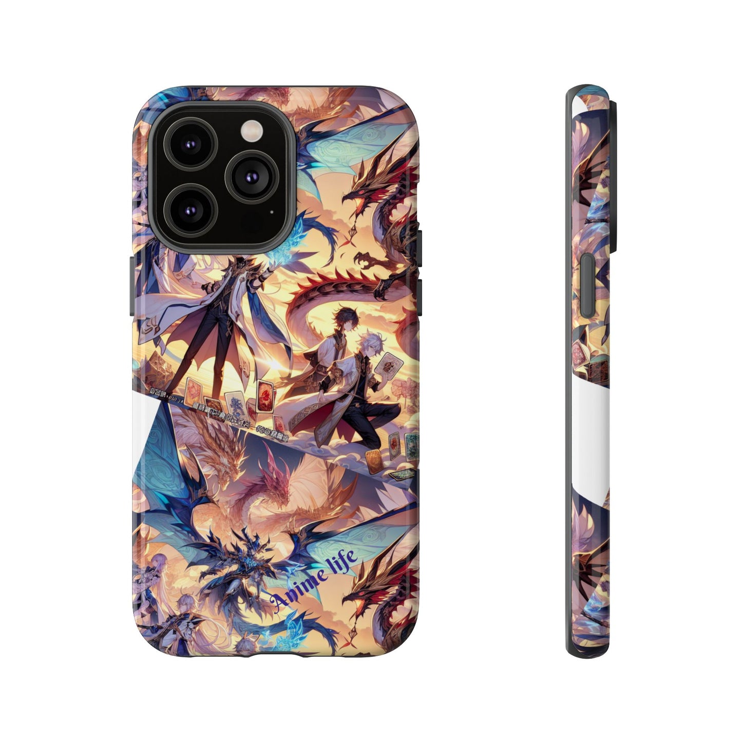 Phone Case, Yugi ho and Dragon Anime, Tough iPhone Cover, Protective Smartphone Shell, Cool Manga Character Design