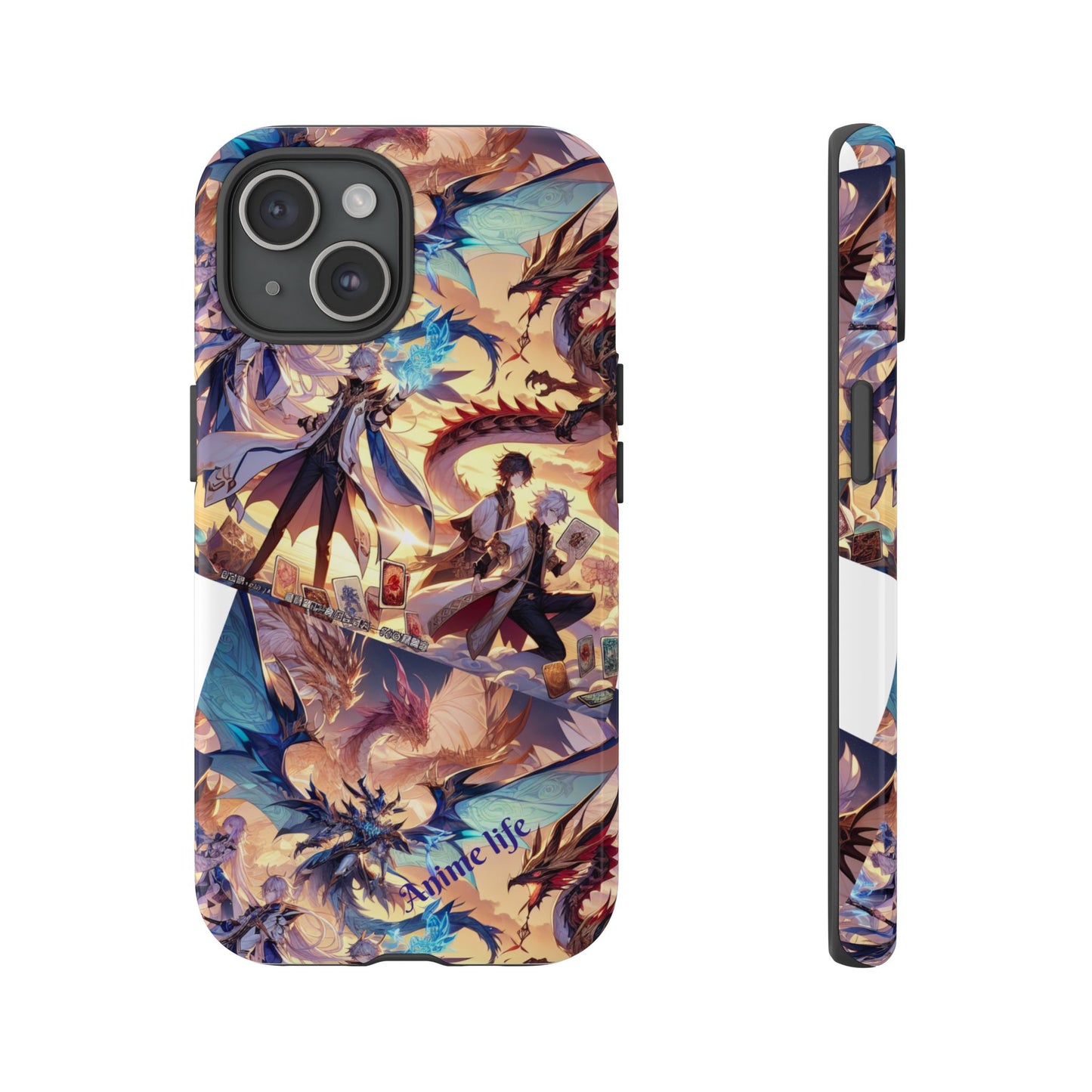 Phone Case, Yugi ho and Dragon Anime, Tough iPhone Cover, Protective Smartphone Shell, Cool Manga Character Design