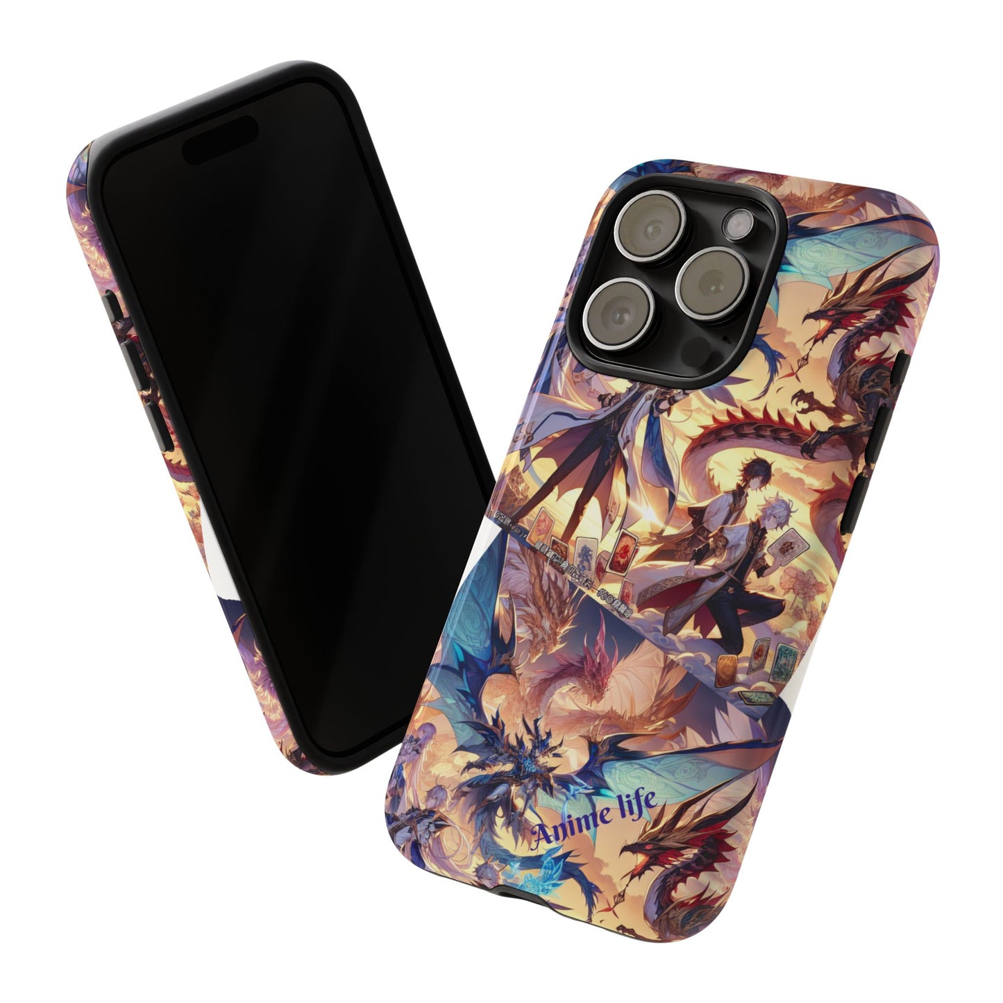 Phone Case, Yugi ho and Dragon Anime, Tough iPhone Cover, Protective Smartphone Shell, Cool Manga Character Design