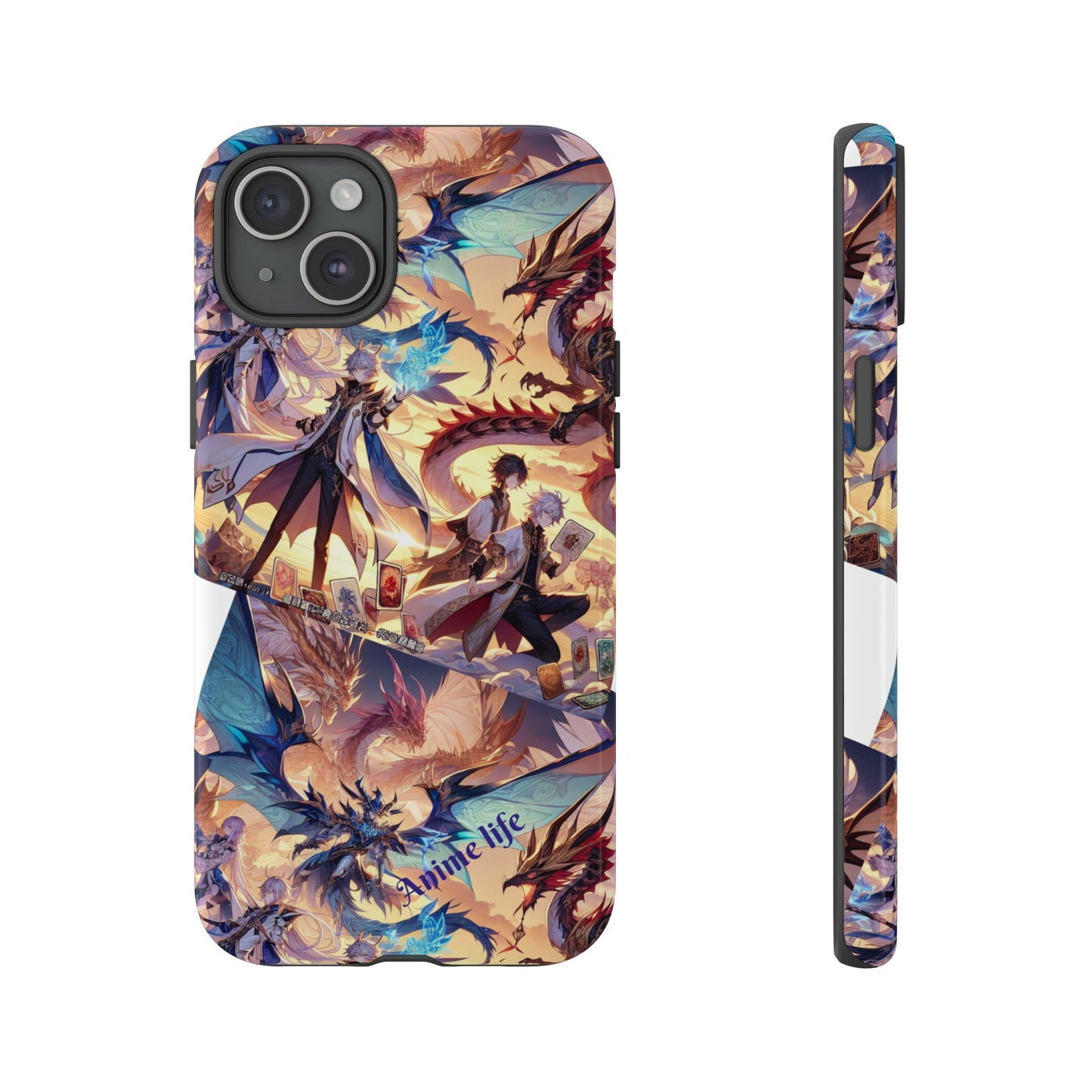 Phone Case, Yugi ho and Dragon Anime, Tough iPhone Cover, Protective Smartphone Shell, Cool Manga Character Design