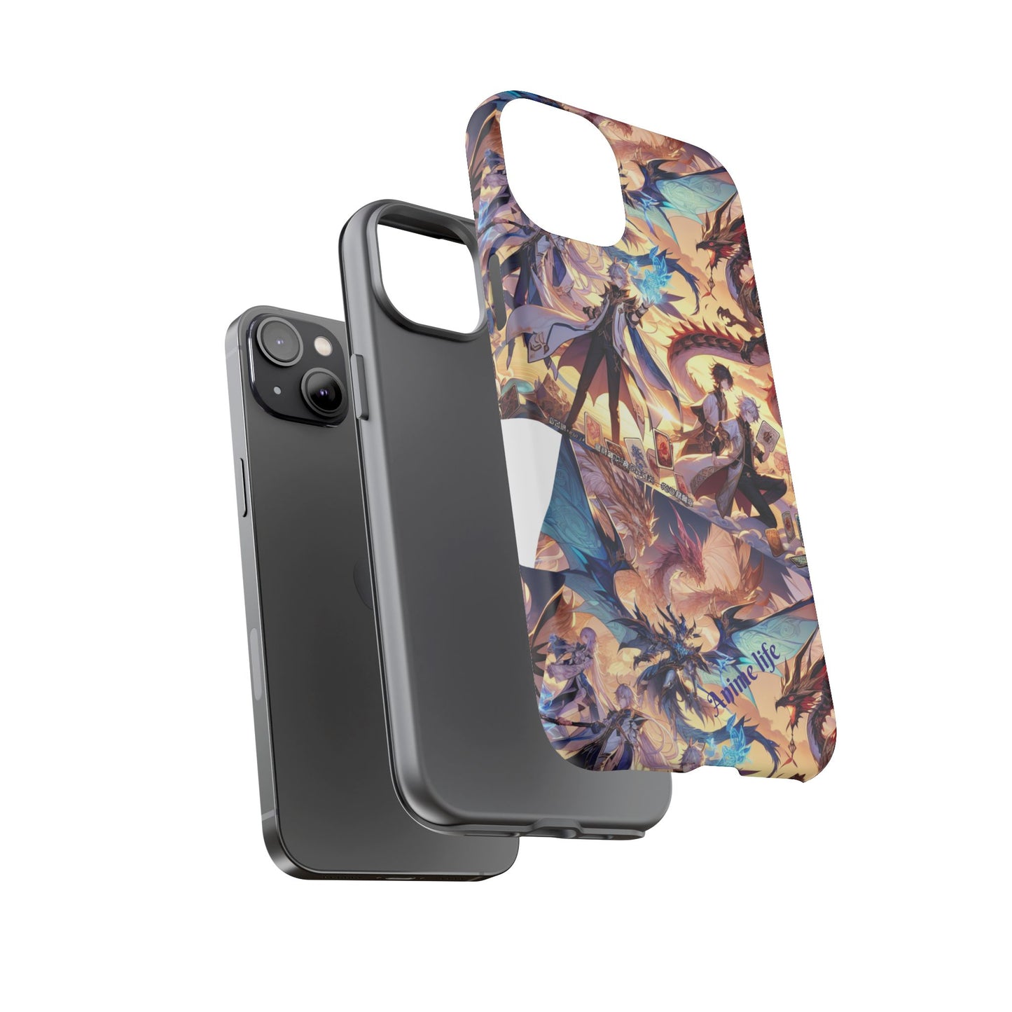 Phone Case, Yugi ho and Dragon Anime, Tough iPhone Cover, Protective Smartphone Shell, Cool Manga Character Design