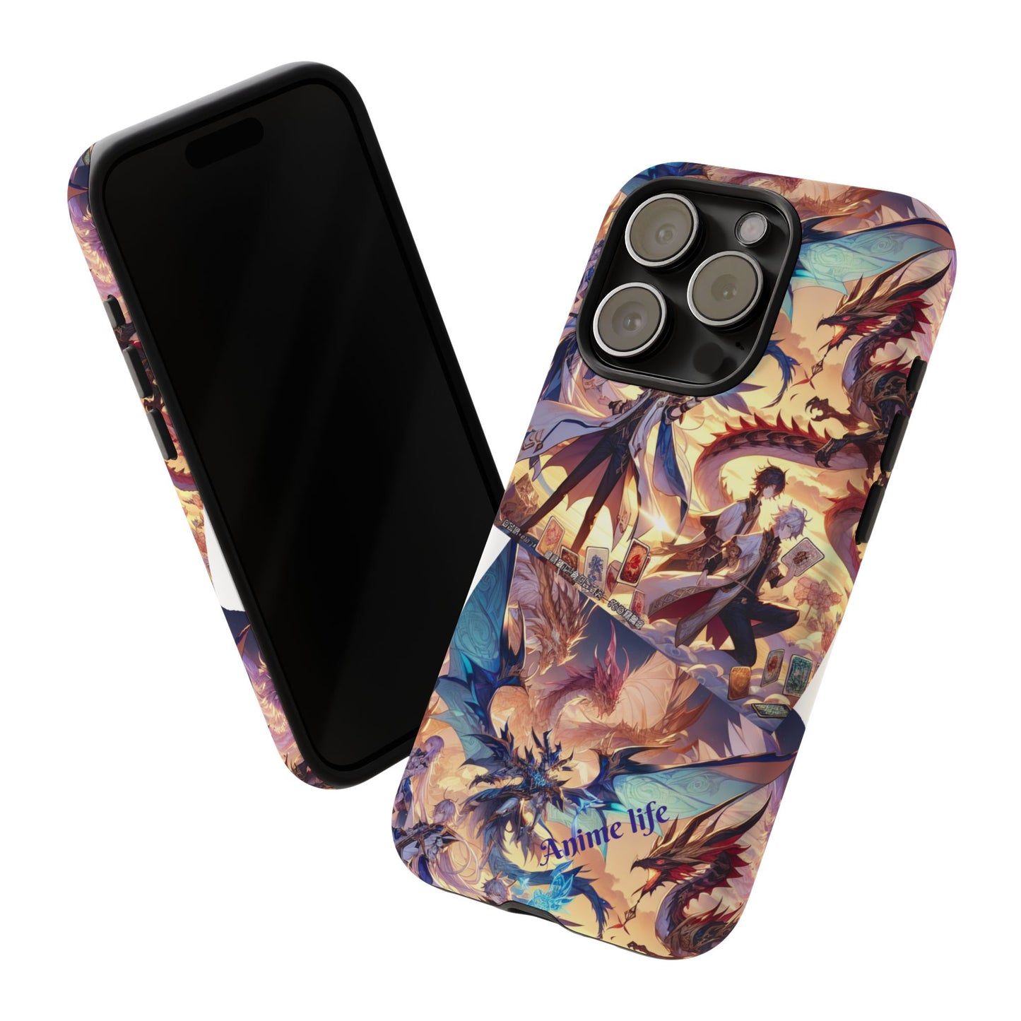 Phone Case, Yugi ho and Dragon Anime, Tough iPhone Cover, Protective Smartphone Shell, Cool Manga Character Design