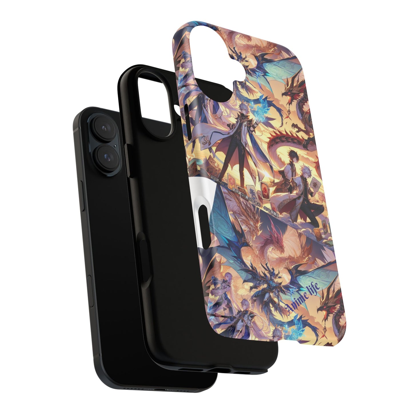 Phone Case, Yugi ho and Dragon Anime, Tough iPhone Cover, Protective Smartphone Shell, Cool Manga Character Design