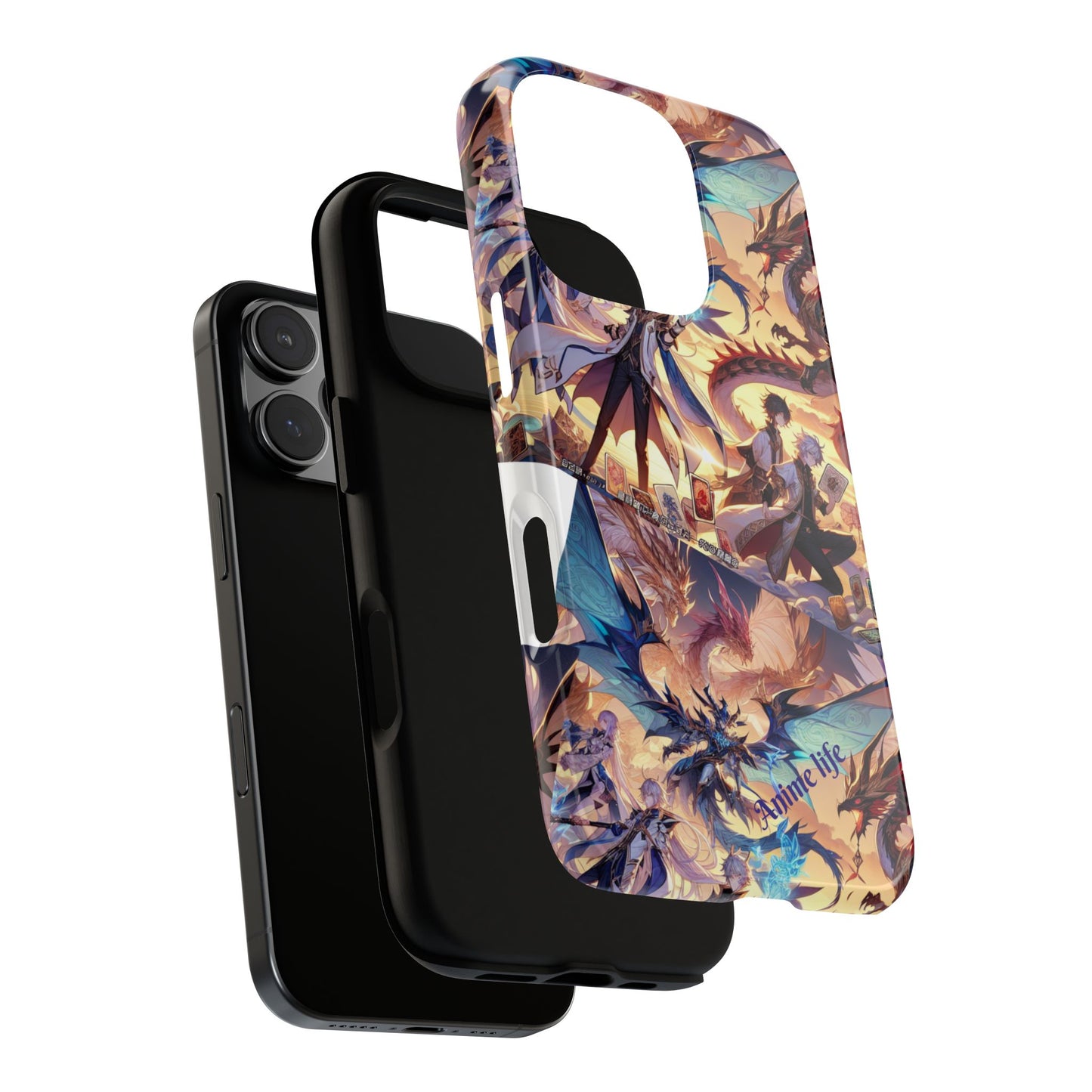 Phone Case, Yugi ho and Dragon Anime, Tough iPhone Cover, Protective Smartphone Shell, Cool Manga Character Design