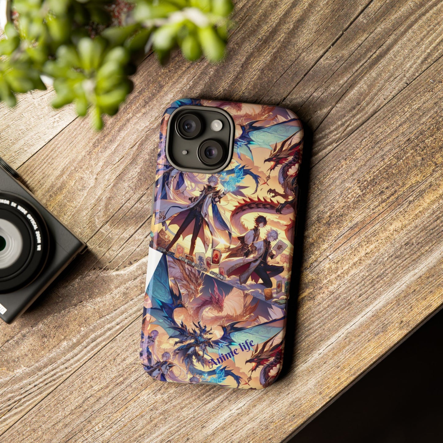 Phone Case, Yugi ho and Dragon Anime, Tough iPhone Cover, Protective Smartphone Shell, Cool Manga Character Design