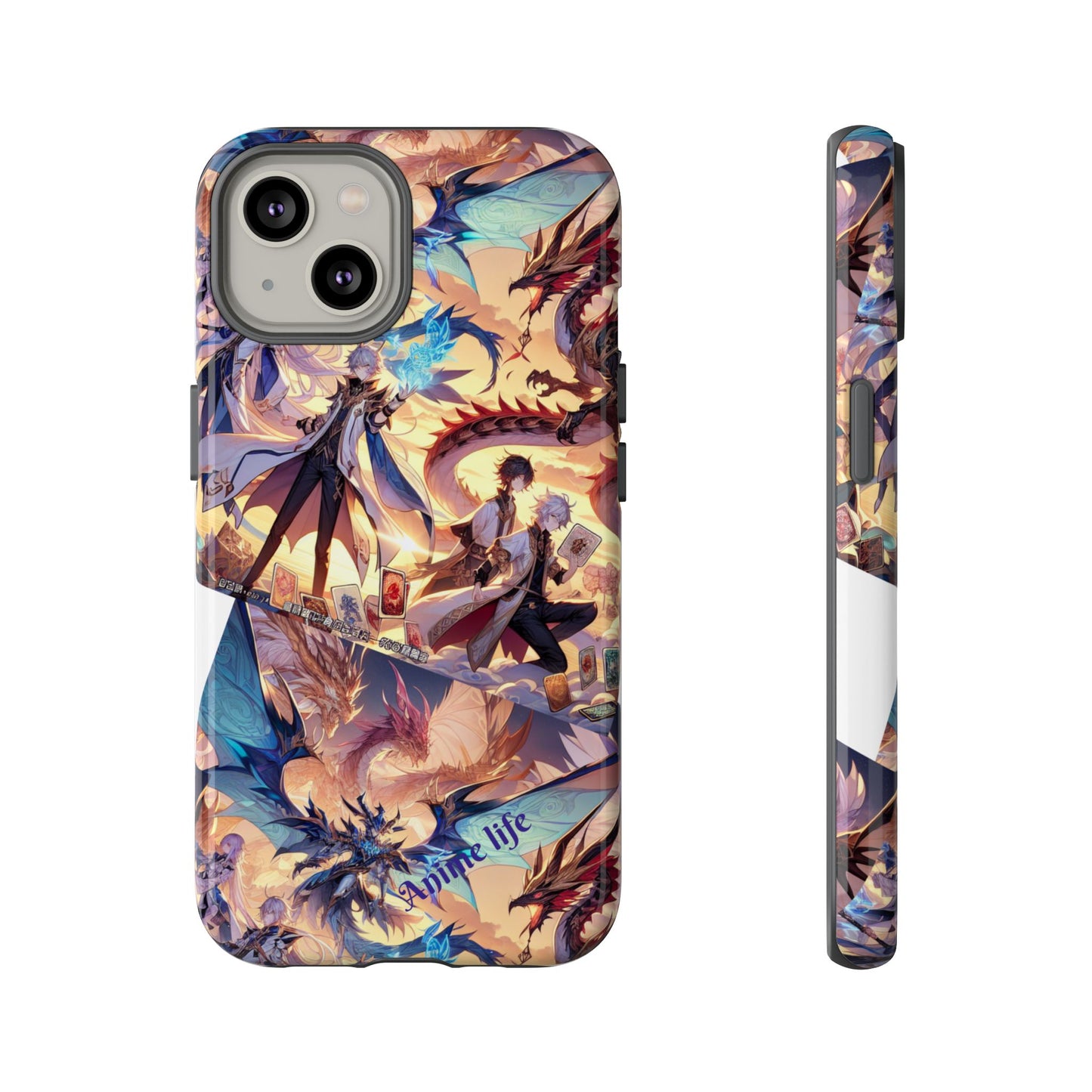 Phone Case, Yugi ho and Dragon Anime, Tough iPhone Cover, Protective Smartphone Shell, Cool Manga Character Design