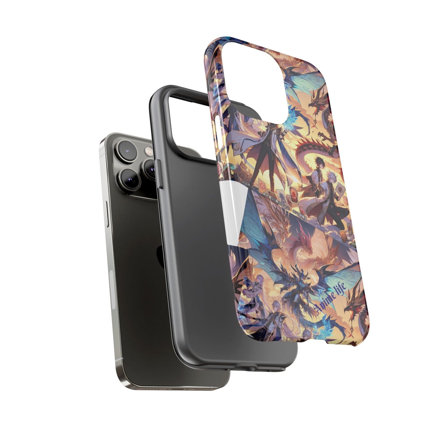 Phone Case, Yugi ho and Dragon Anime, Tough iPhone Cover, Protective Smartphone Shell, Cool Manga Character Design