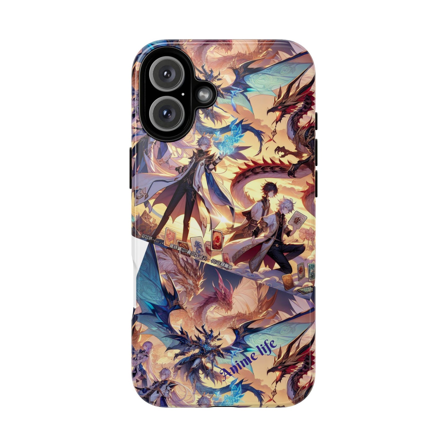 Phone Case, Yugi ho and Dragon Anime, Tough iPhone Cover, Protective Smartphone Shell, Cool Manga Character Design