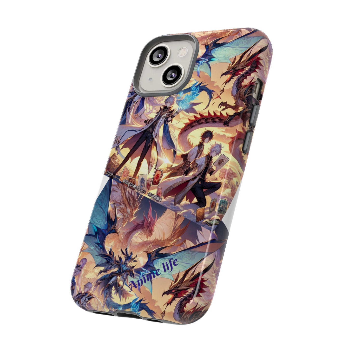 Phone Case, Yugi ho and Dragon Anime, Tough iPhone Cover, Protective Smartphone Shell, Cool Manga Character Design
