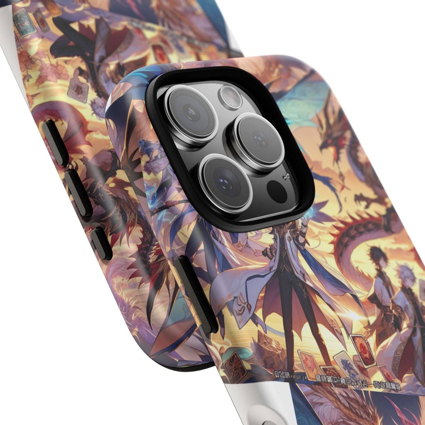 Phone Case, Yugi ho and Dragon Anime, Tough iPhone Cover, Protective Smartphone Shell, Cool Manga Character Design