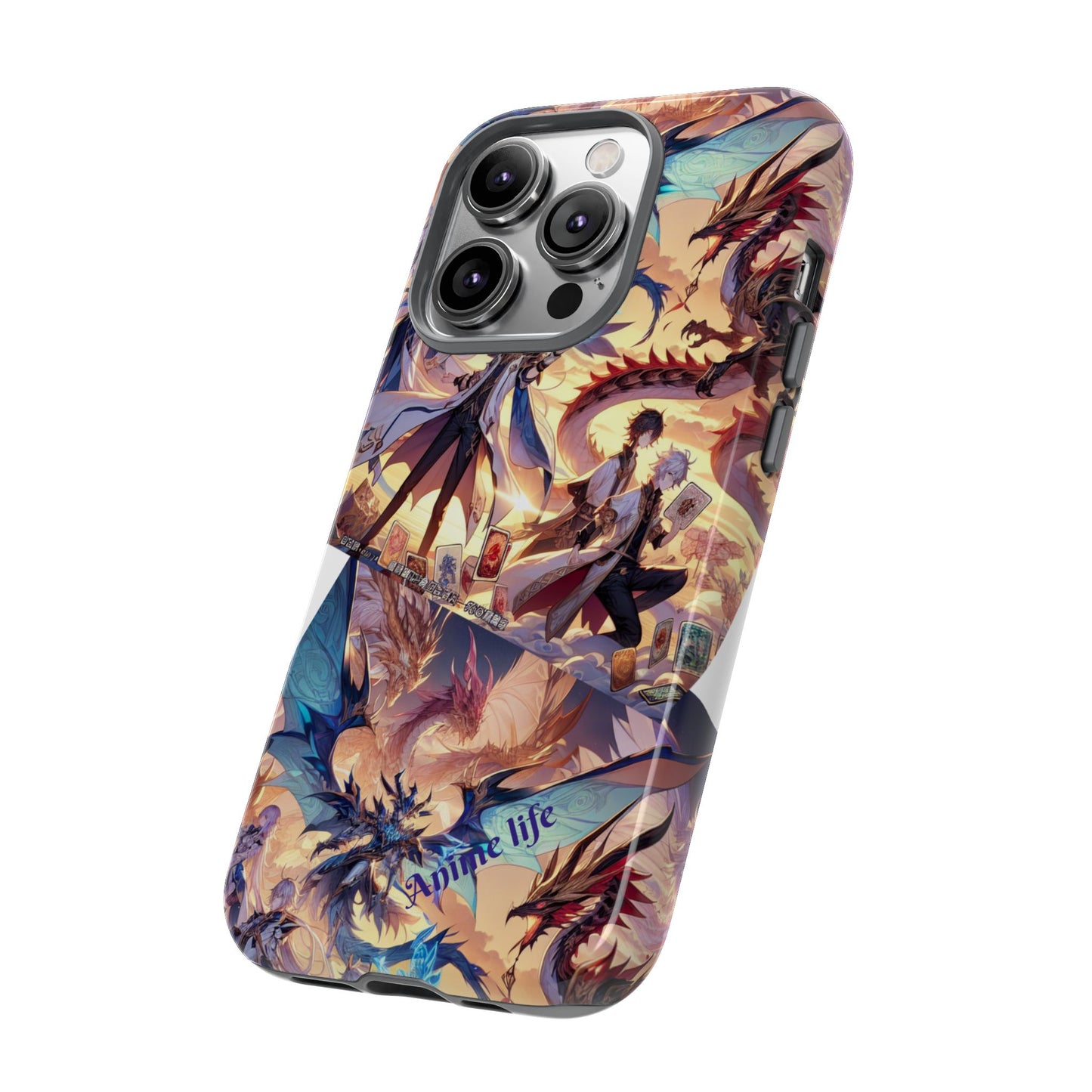 Phone Case, Yugi ho and Dragon Anime, Tough iPhone Cover, Protective Smartphone Shell, Cool Manga Character Design