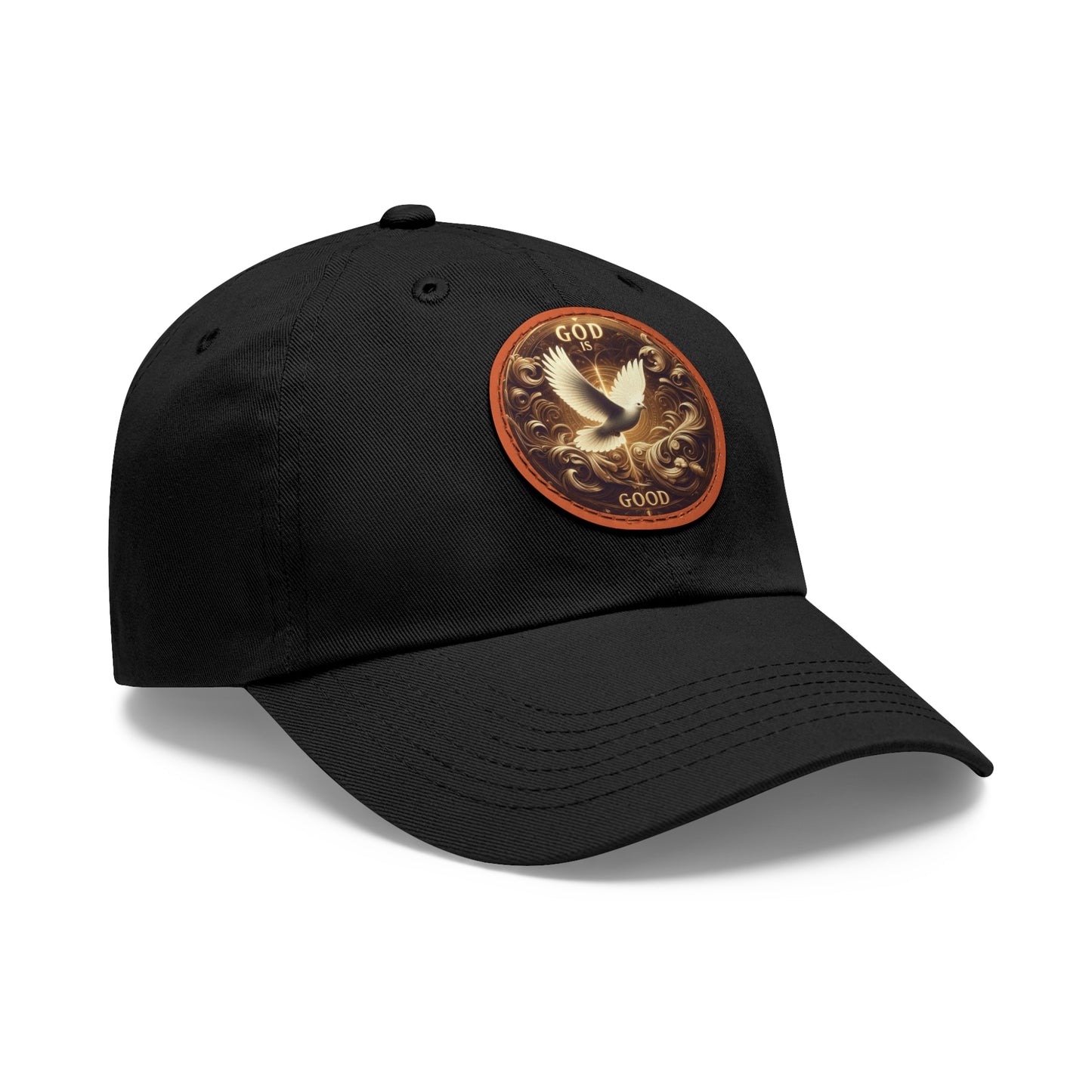 Hat, God is good, Religious Dad Cap, Leather Patch Beanie, Christian Baseball Hat, Inspirational Ball Cap