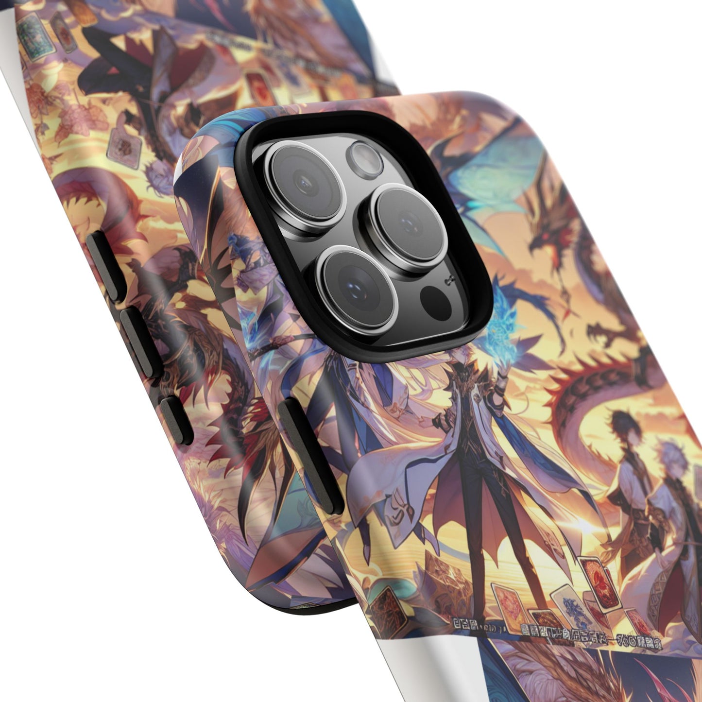 Phone Case, Yugi ho and Dragon Anime, Tough iPhone Cover, Protective Smartphone Shell, Cool Manga Character Design