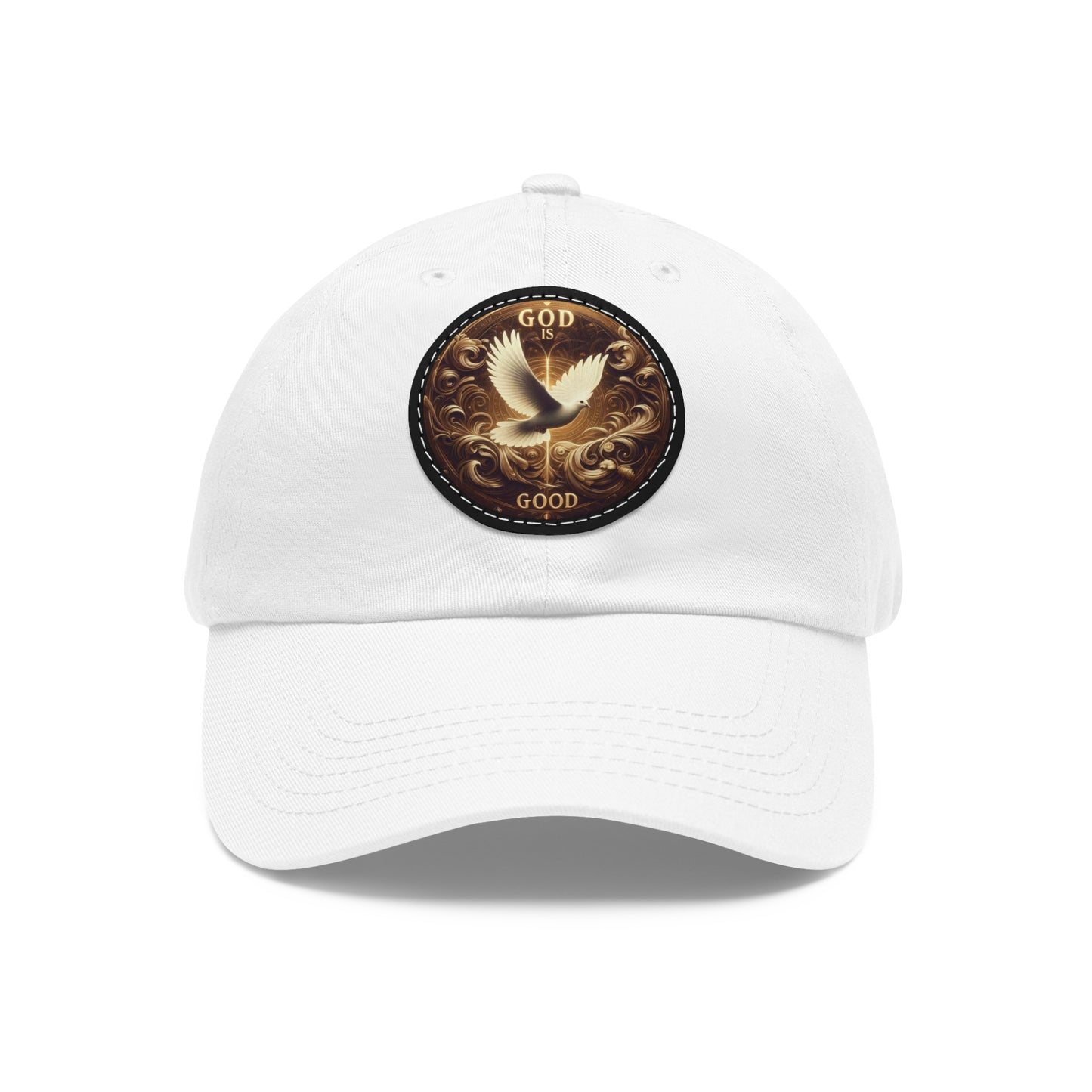 Hat, God is good, Religious Dad Cap, Leather Patch Beanie, Christian Baseball Hat, Inspirational Ball Cap
