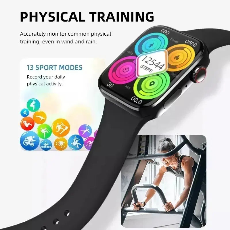 Men's Sport Smartwatch Bluetooth GPS Health Monitoring, Reloj Inteligente